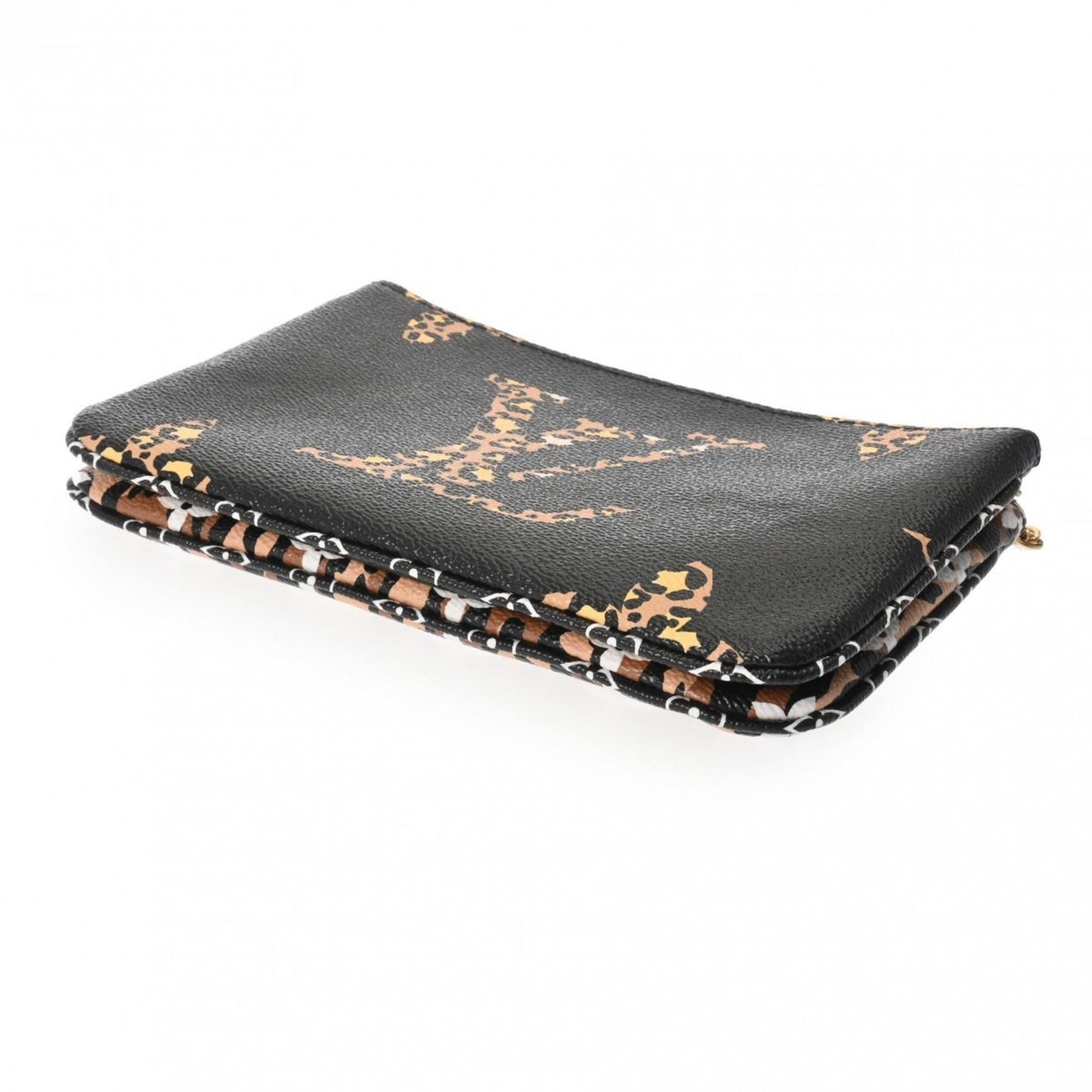 Louis Vuitton Black Brown Monogram Monogram Pochette Shoulder Bag