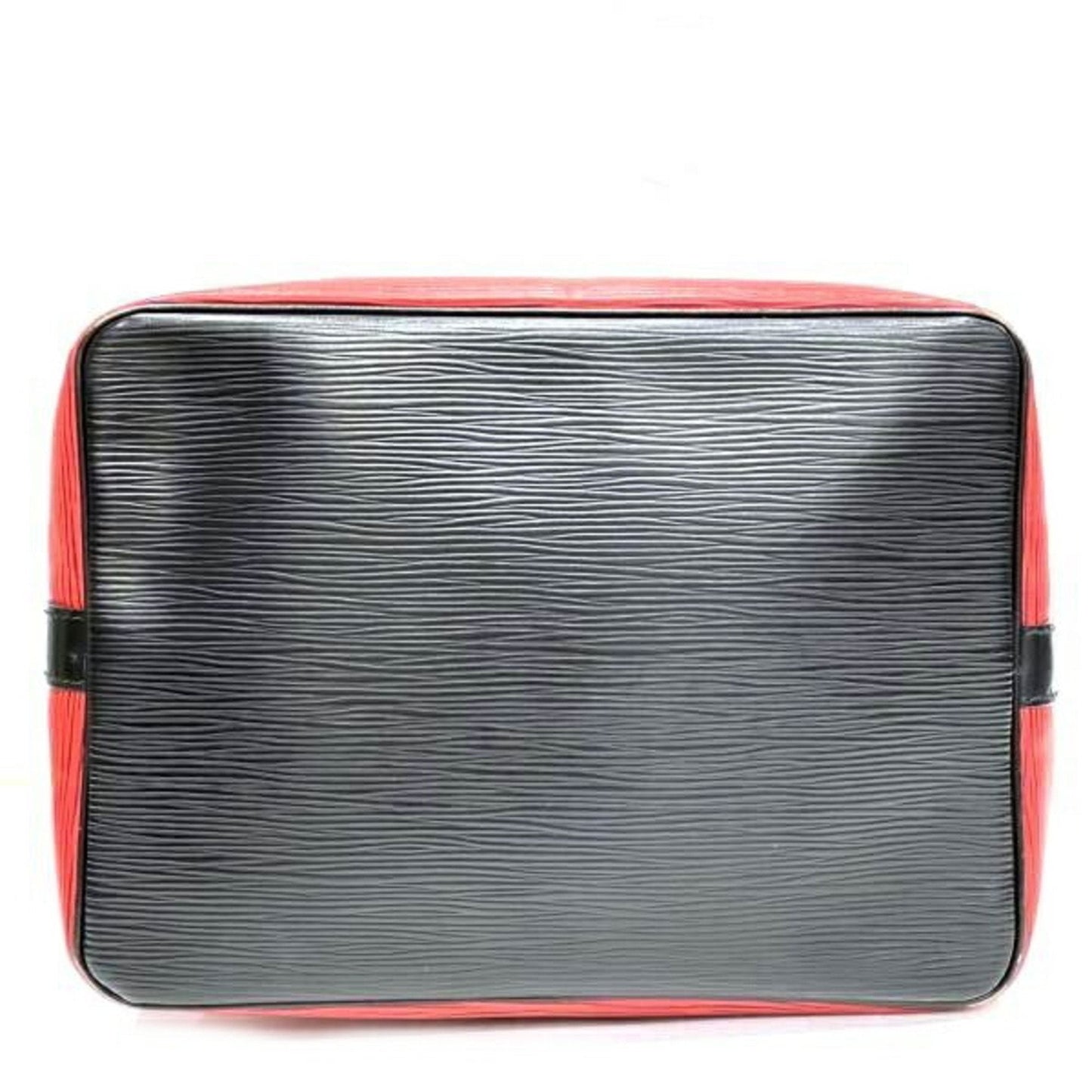 Louis Vuitton Epi Castilian Red Noir Epi Leather Shoulder Bag