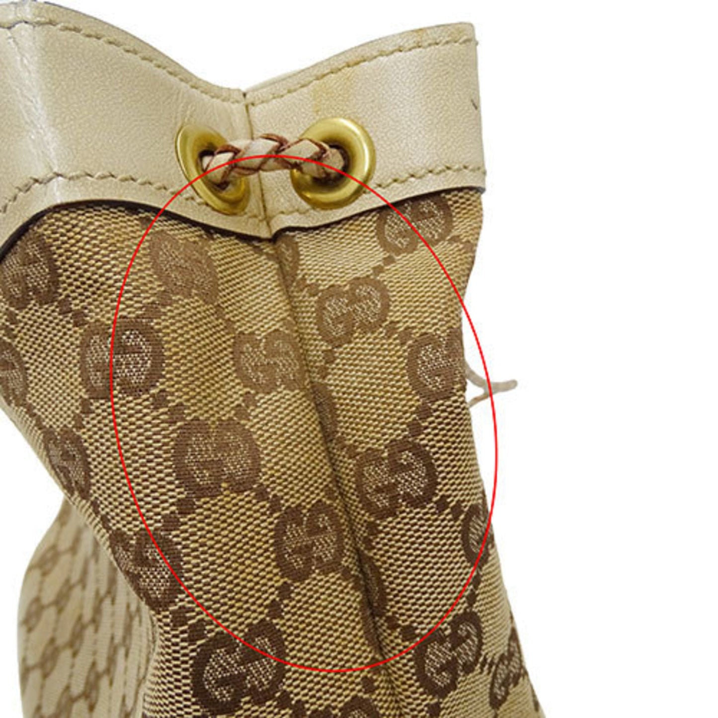 Gucci Beige Gg Canvas Handbag Shoulder Bag