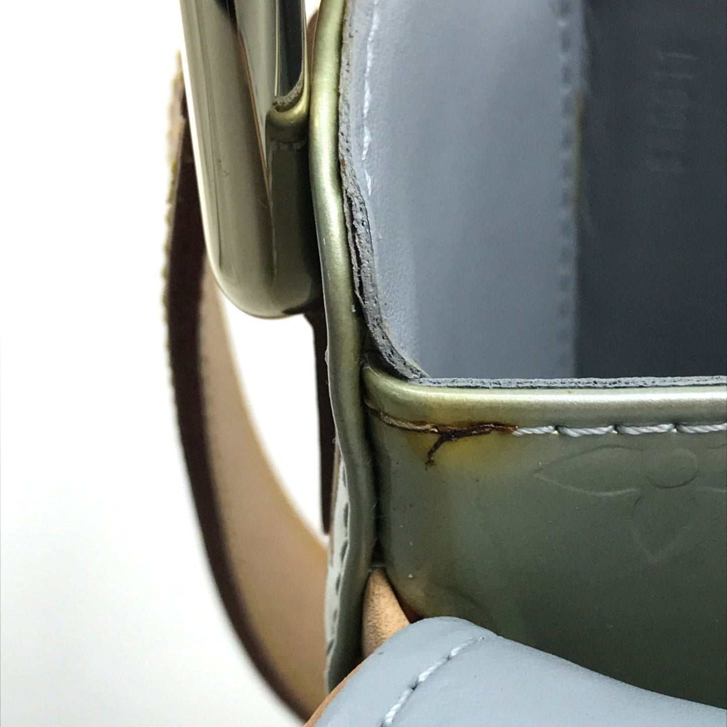 Louis Vuitton Green Leather Shoulder Bag