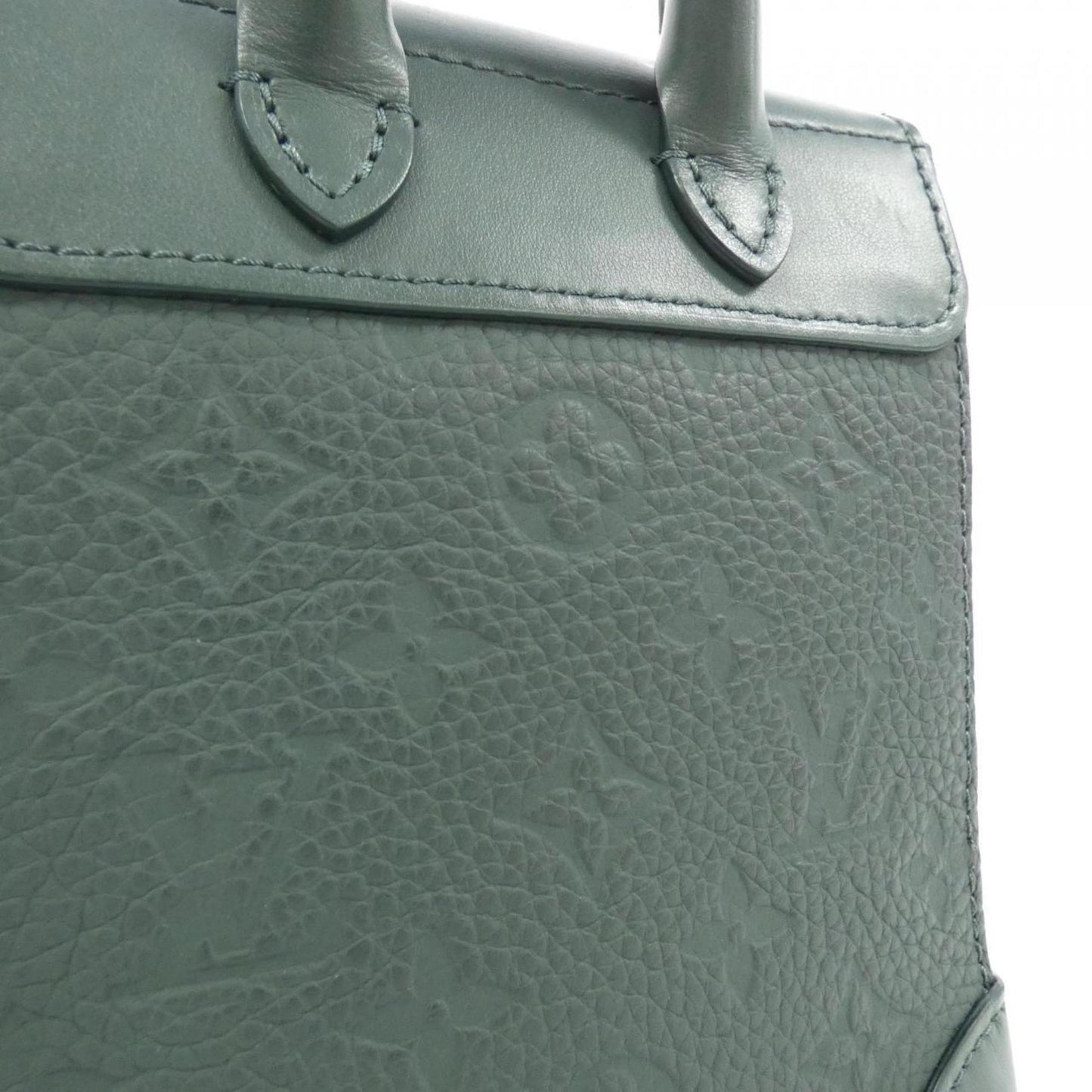 Louis Vuitton Vert Fonce Leather Backpack
