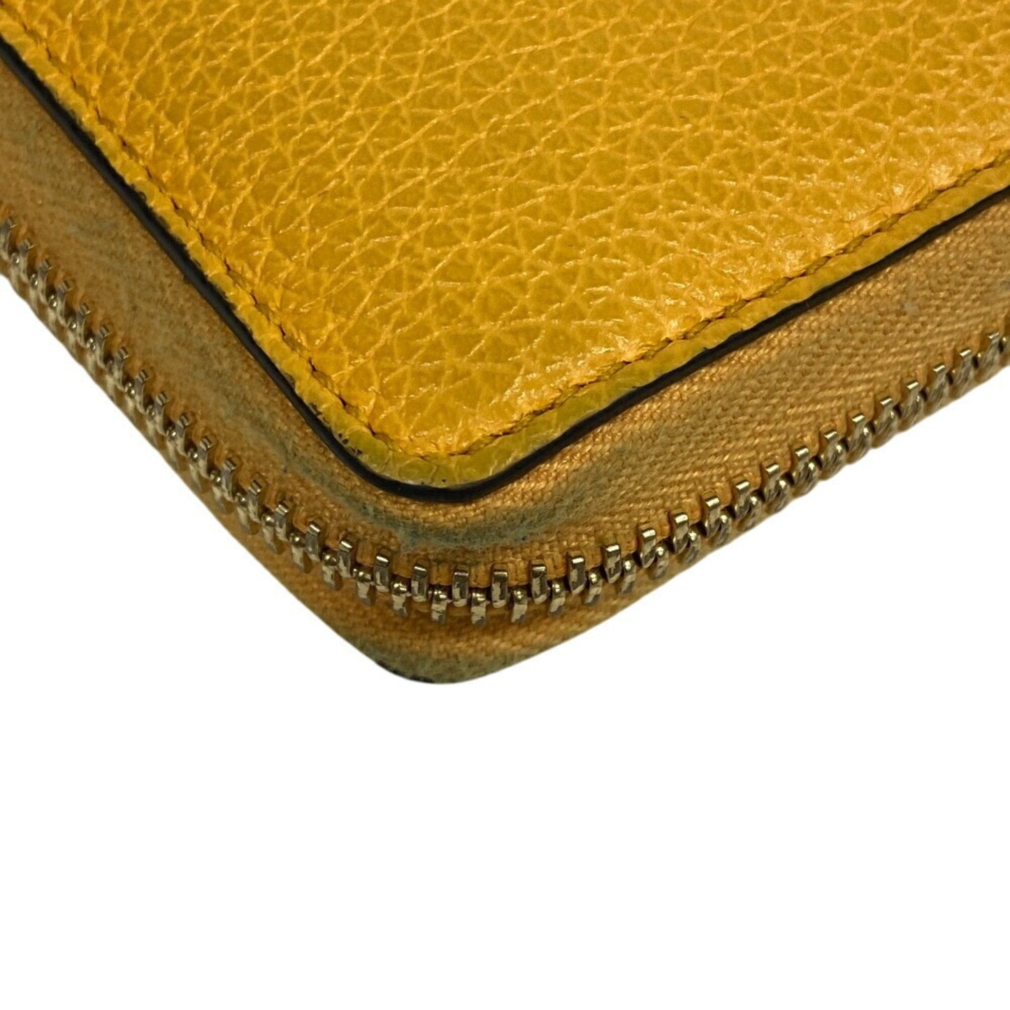 Gucci Yellow Leather Wallet (Bi-Fold)