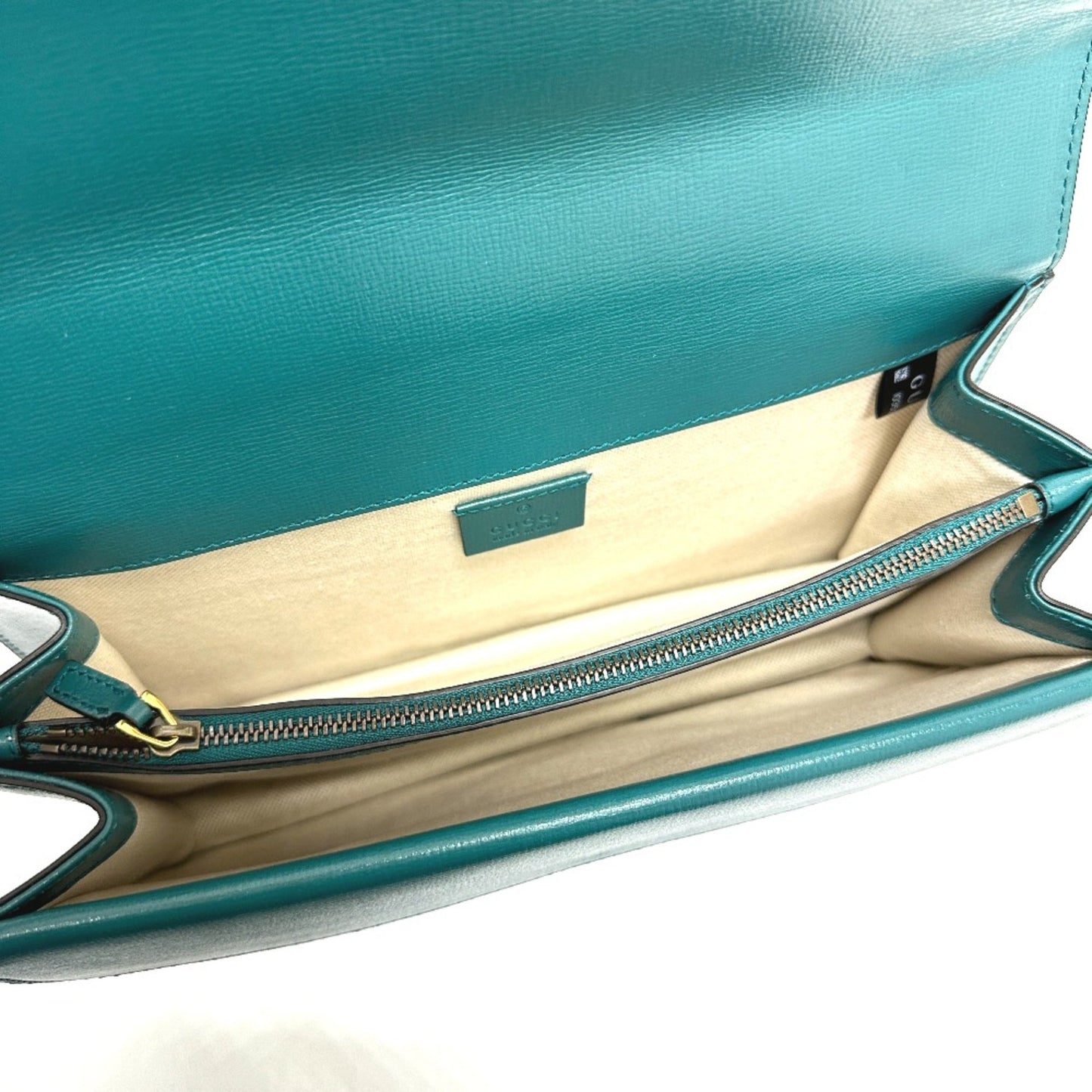 Gucci Blue Leather Shoulder Bag