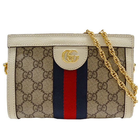 Gucci Beige Ivory Pvc Pochette Shoulder Bag ()