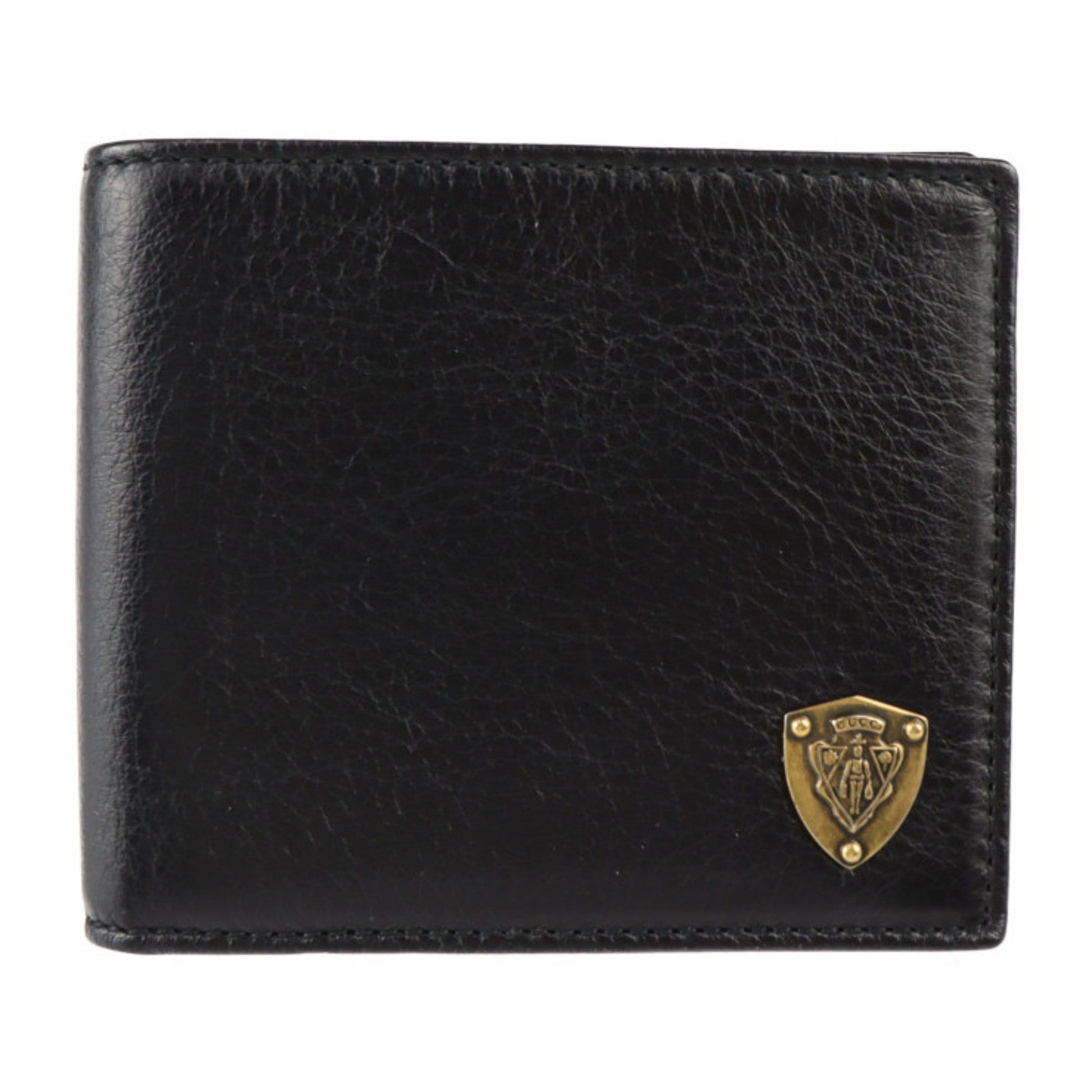 Gucci Black Leather Bill Wallet (Bi-Fold) ()