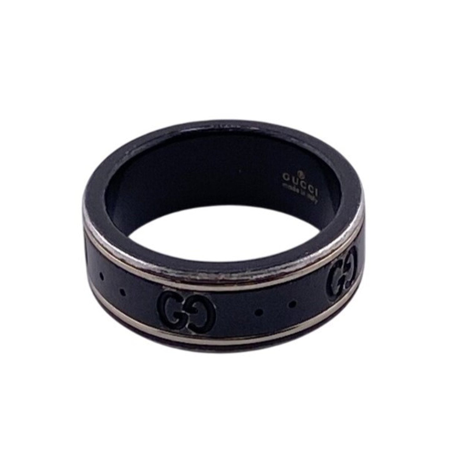 Gucci Black Ceramic Band Ring