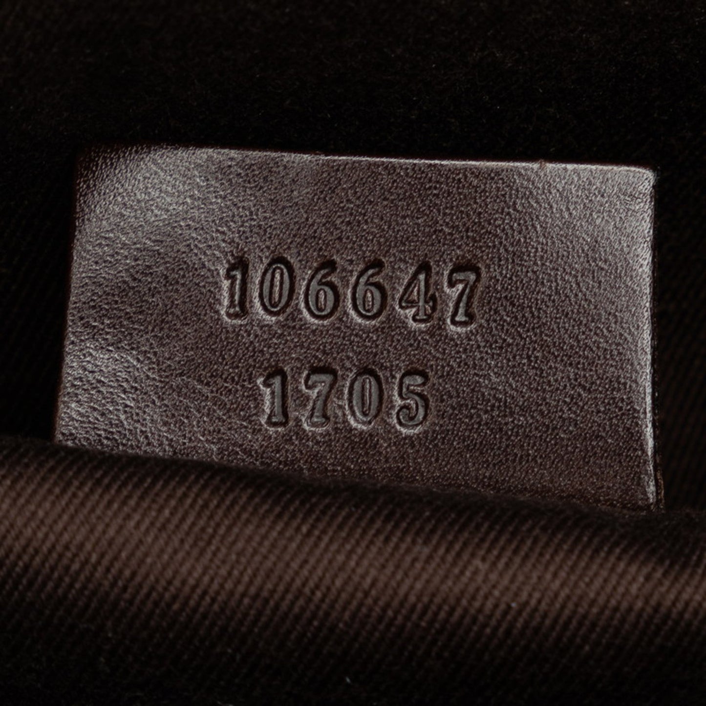 Gucci Gg Canvas Beige Brown Canvas Leather Pouch