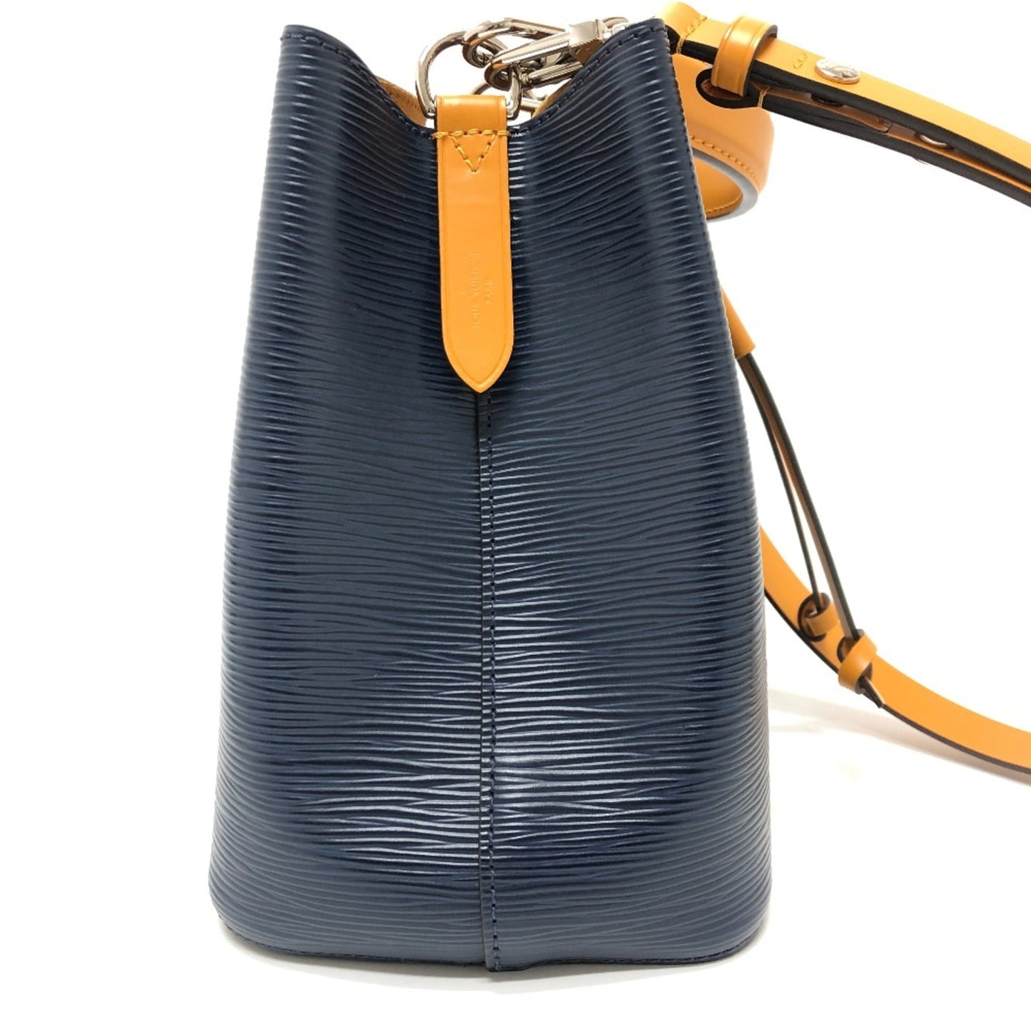 Louis Vuitton Navy Leather Shoulder Bag