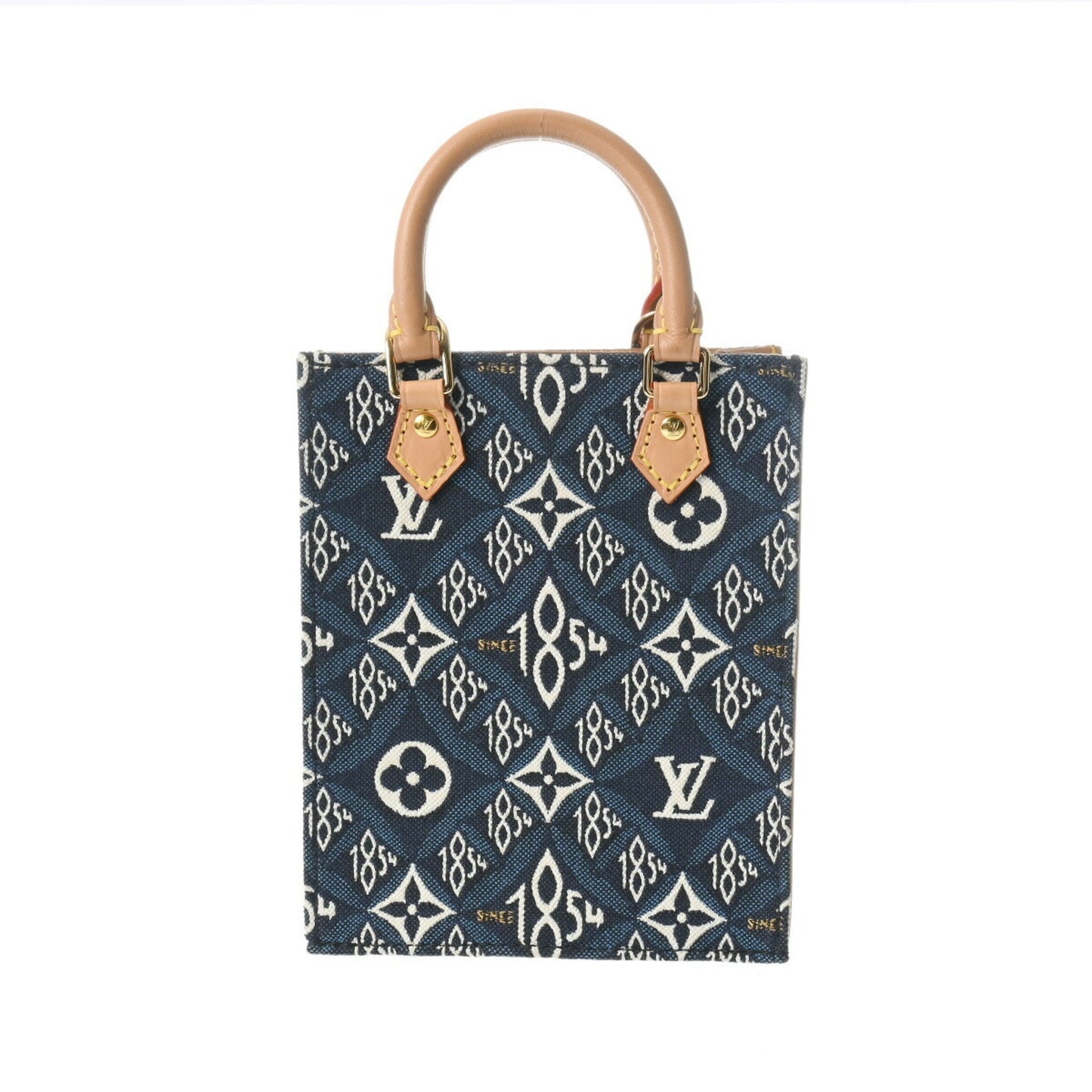Louis Vuitton Blue Jacquard Shoulder Bag