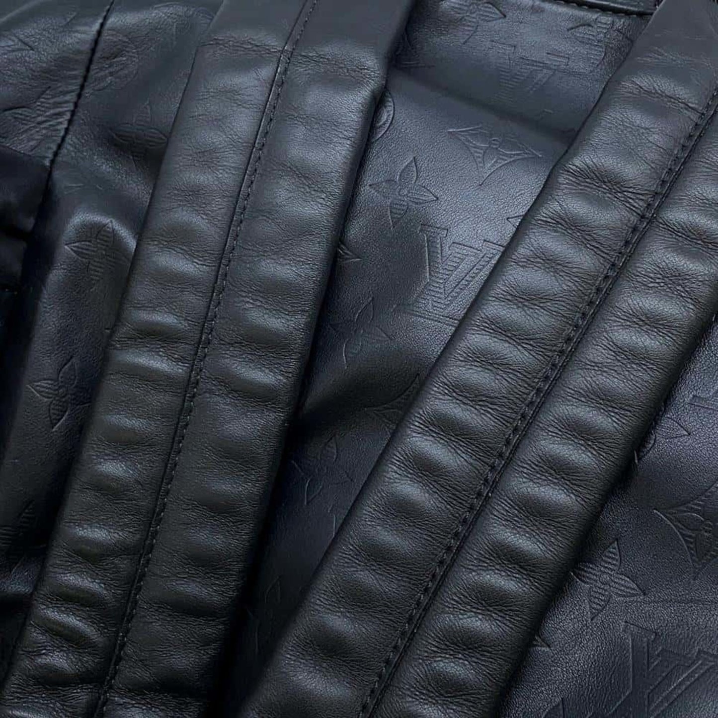 Louis Vuitton Black Noir Monogram Shadow Backpack