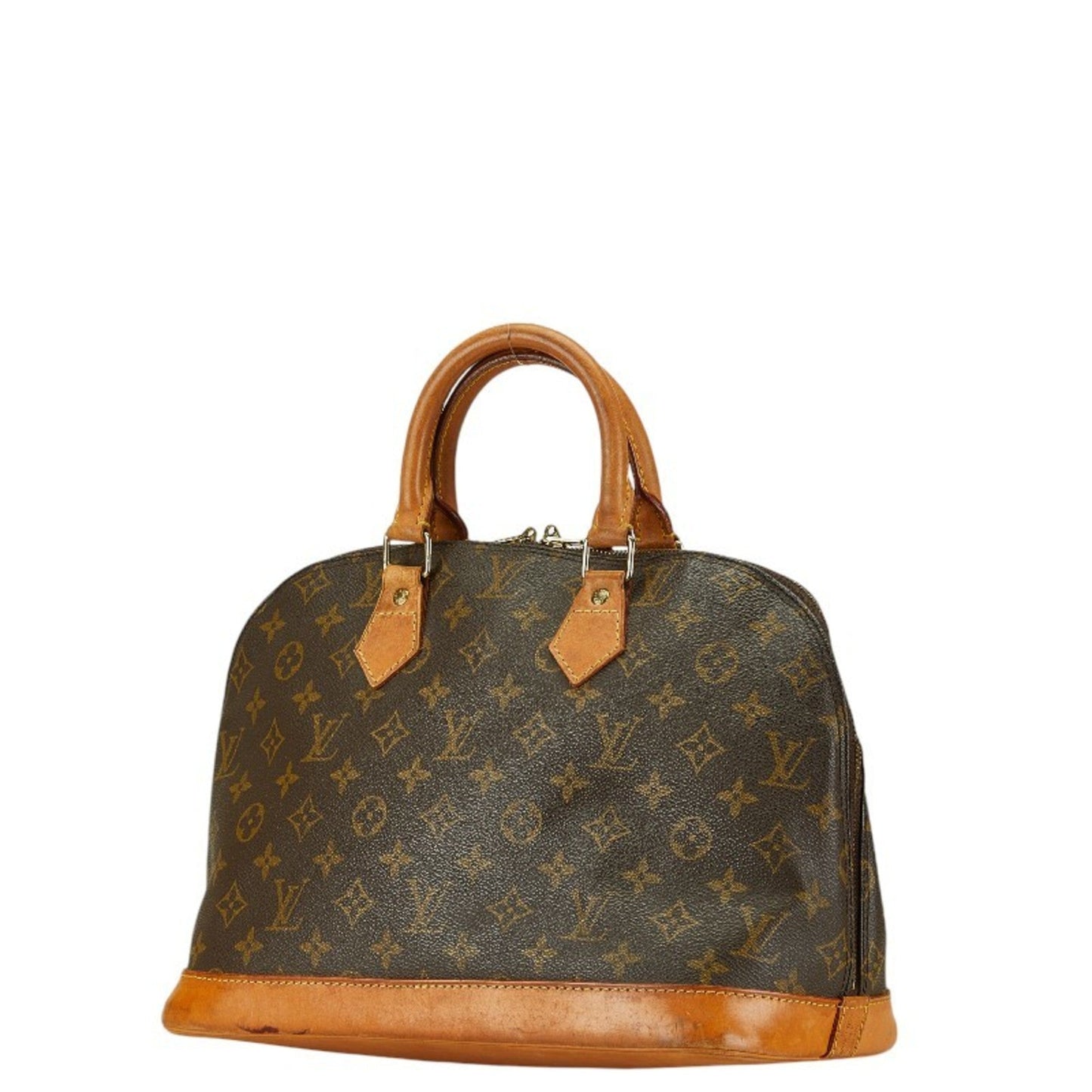 Louis Vuitton Monogram Brown Pvc Leather Handbag Shoulder Bag