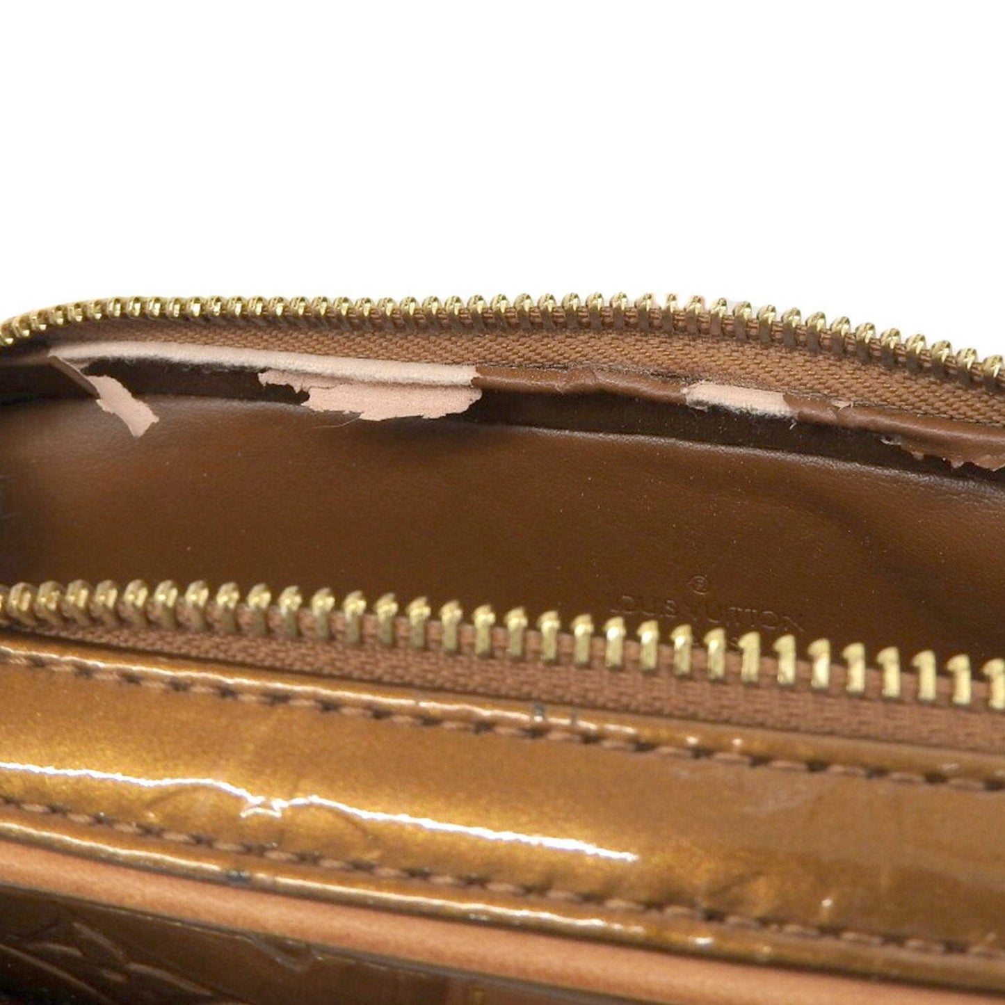Louis Vuitton Vernis Bronze Brown Monogram Vernis Shoulder Bag