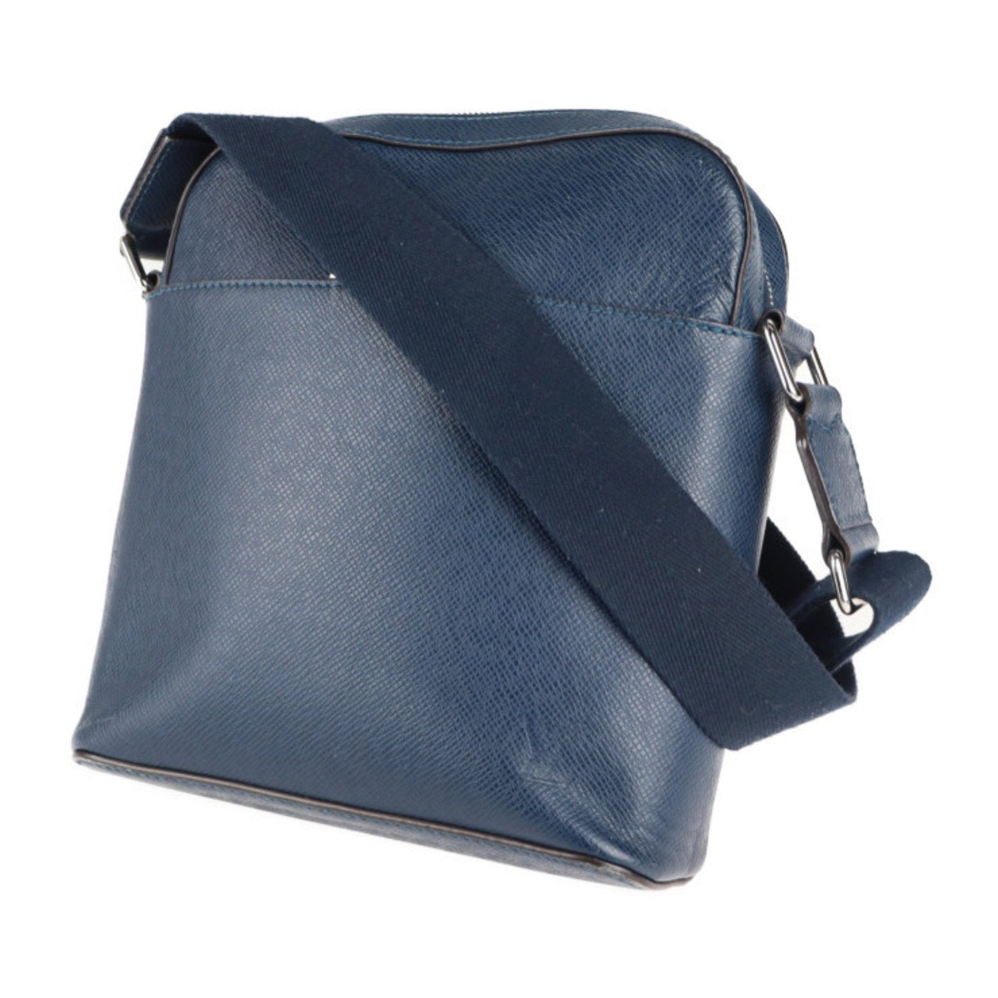 Louis Vuitton Navy Blue Taiga Leather Messenger Bag Pochette Shopping Bag Shoulder Bag Tote Bag