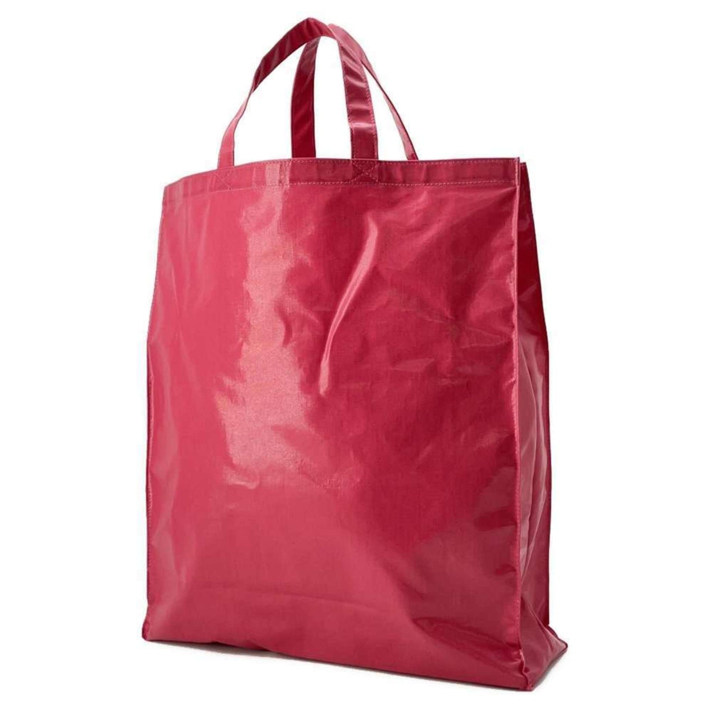 Gucci Orange Pink Coated Canvas Pvc Tote Bag