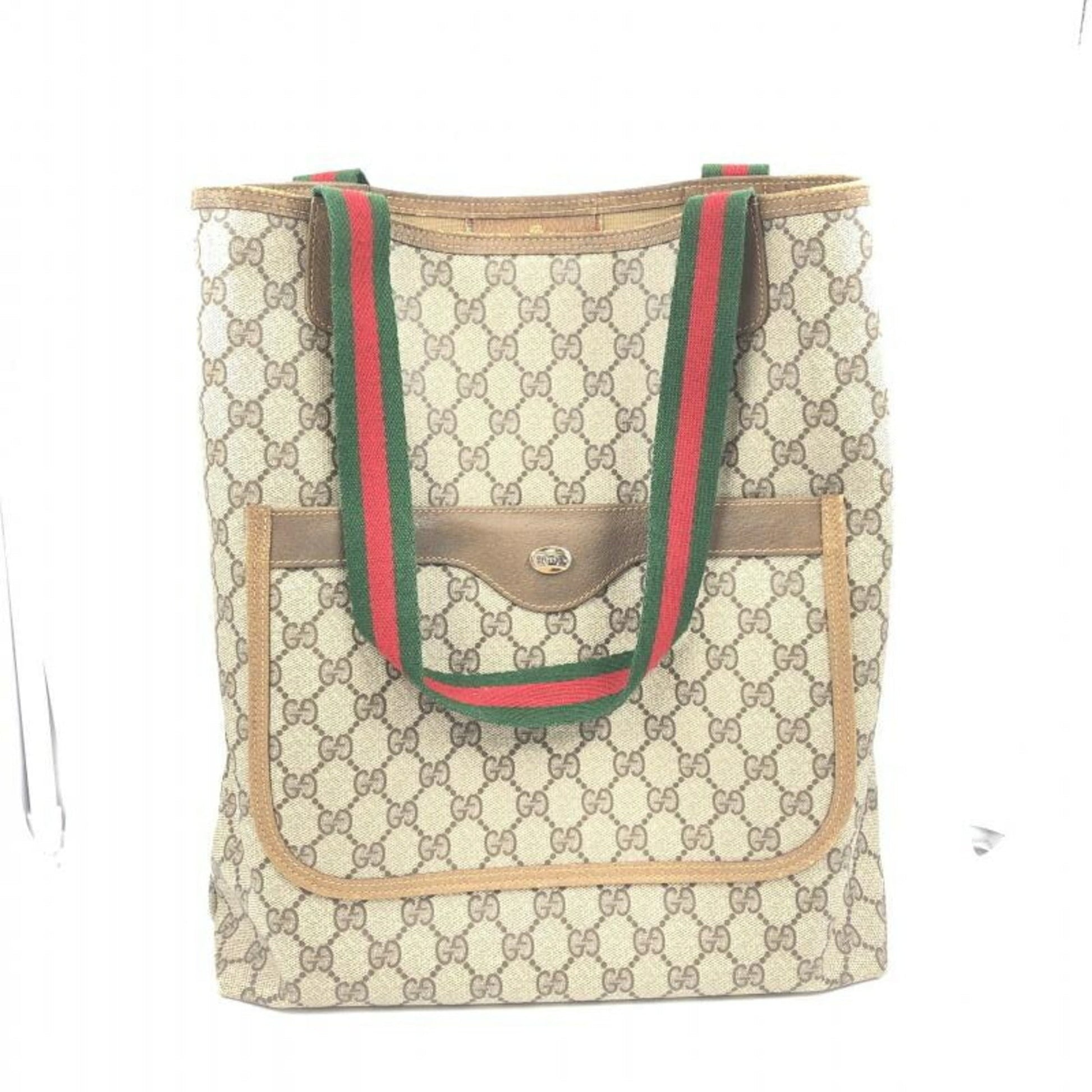 Gucci Sherry Line Blue Leather Tote Bag ()