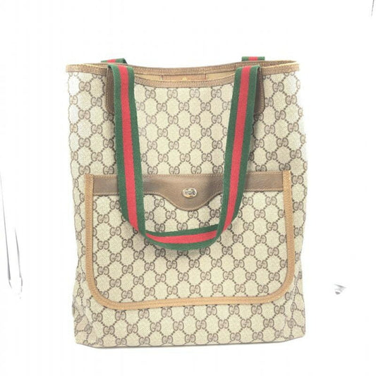 Gucci Sherry Line Blue Leather Tote Bag ()