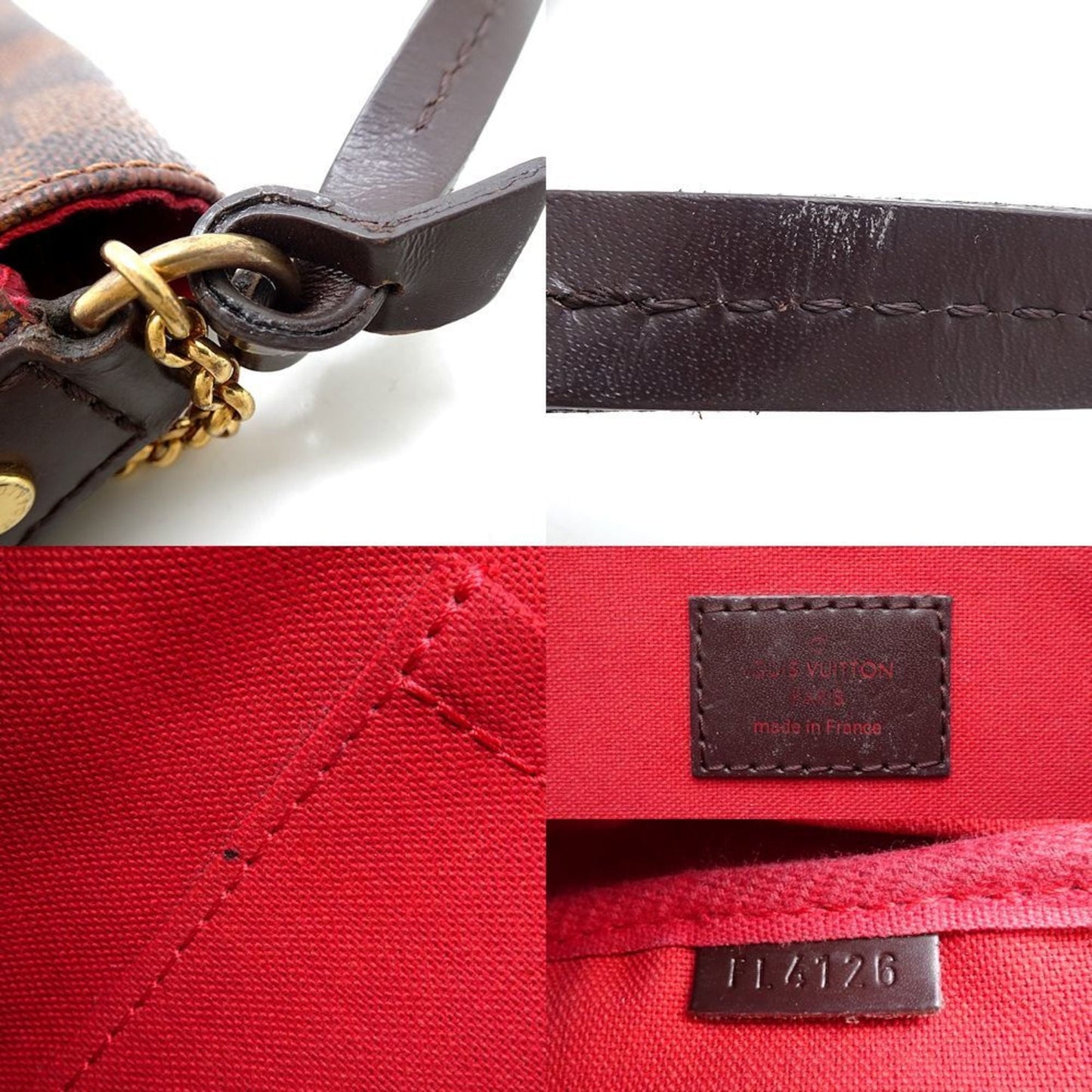Louis Vuitton Damier Ebene Canvas Shoulder Bag
