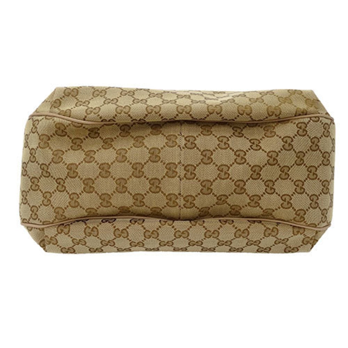 Gucci Beige Pink Gg Canvas Leather Handbag Shoulder Bag