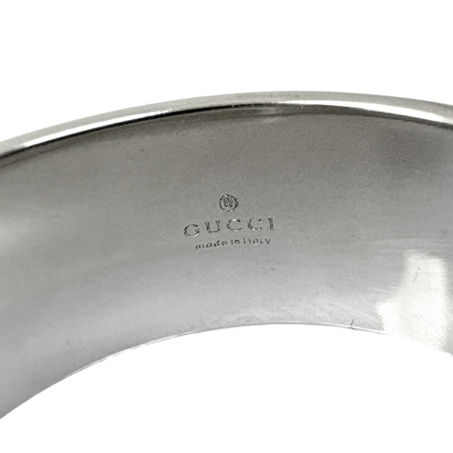 Gucci Icon Silver White Gold (18K) Band Ring