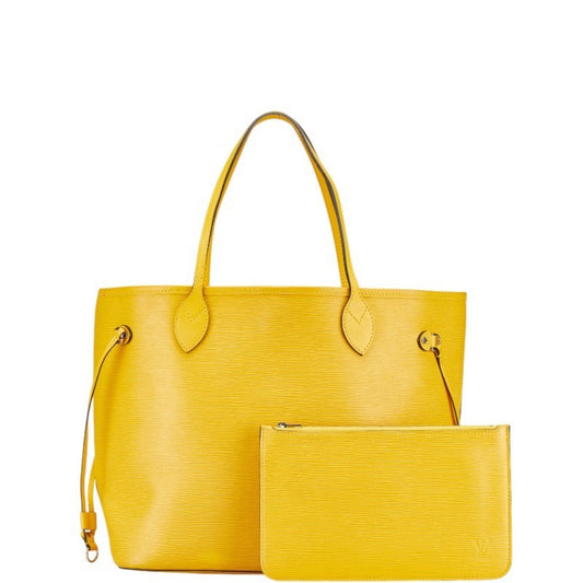Louis Vuitton Mimosa Yellow Leather Shoulder Bag Tote Bag ()