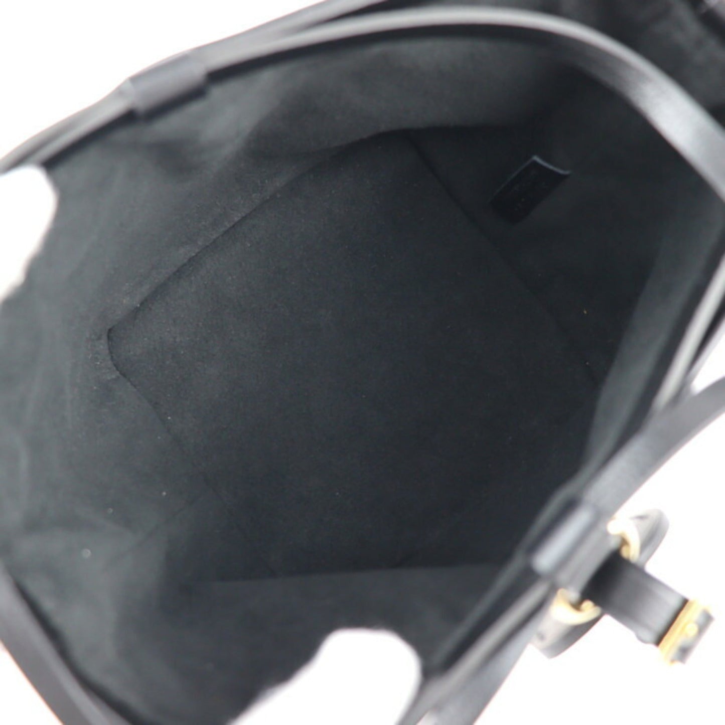 Louis Vuitton Black Canvas Leather Handbag Shoulder Bag Tote Bag
