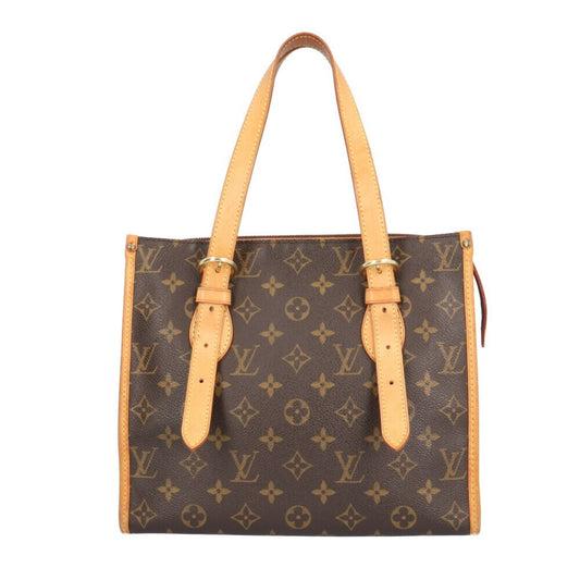 Louis Vuitton Brown Monogram Canvas Shoulder Bag ()