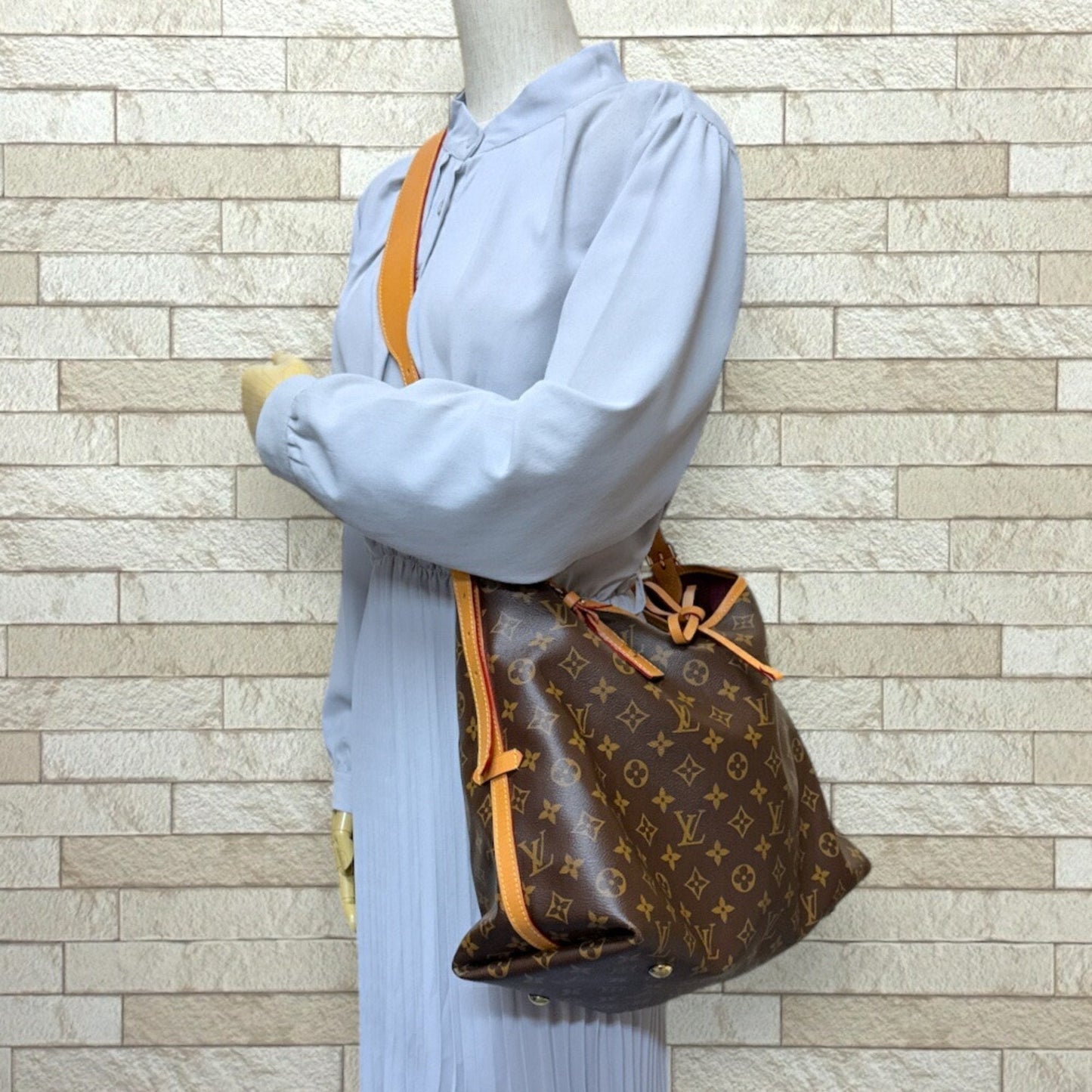Louis Vuitton Brown Monogram Canvas Shoulder Bag