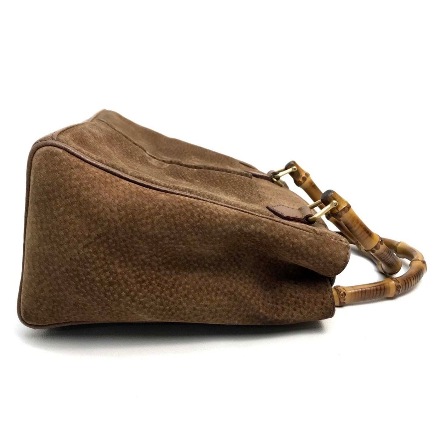 Gucci Brown Bamboo Handbag Shoulder Bag