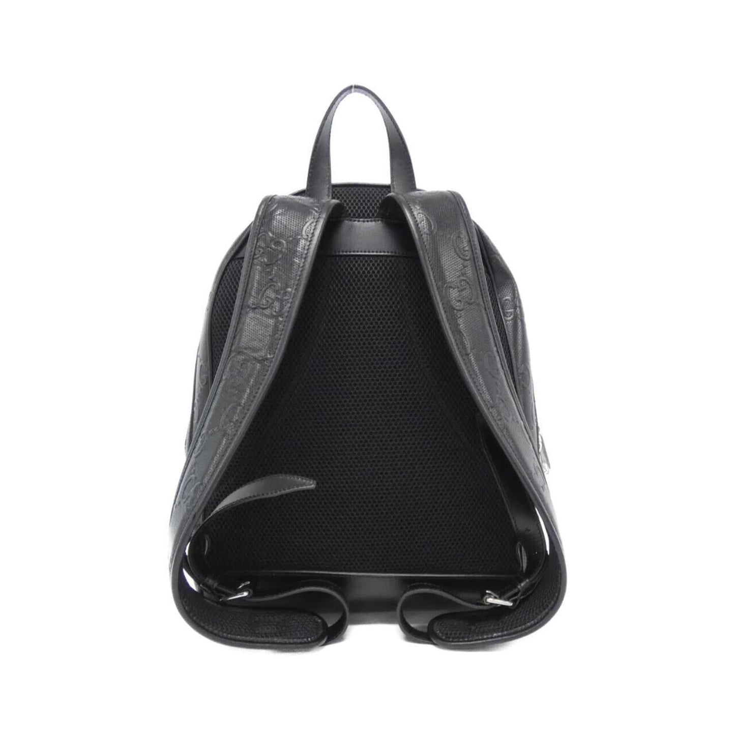Gucci Black Embossed Backpack
