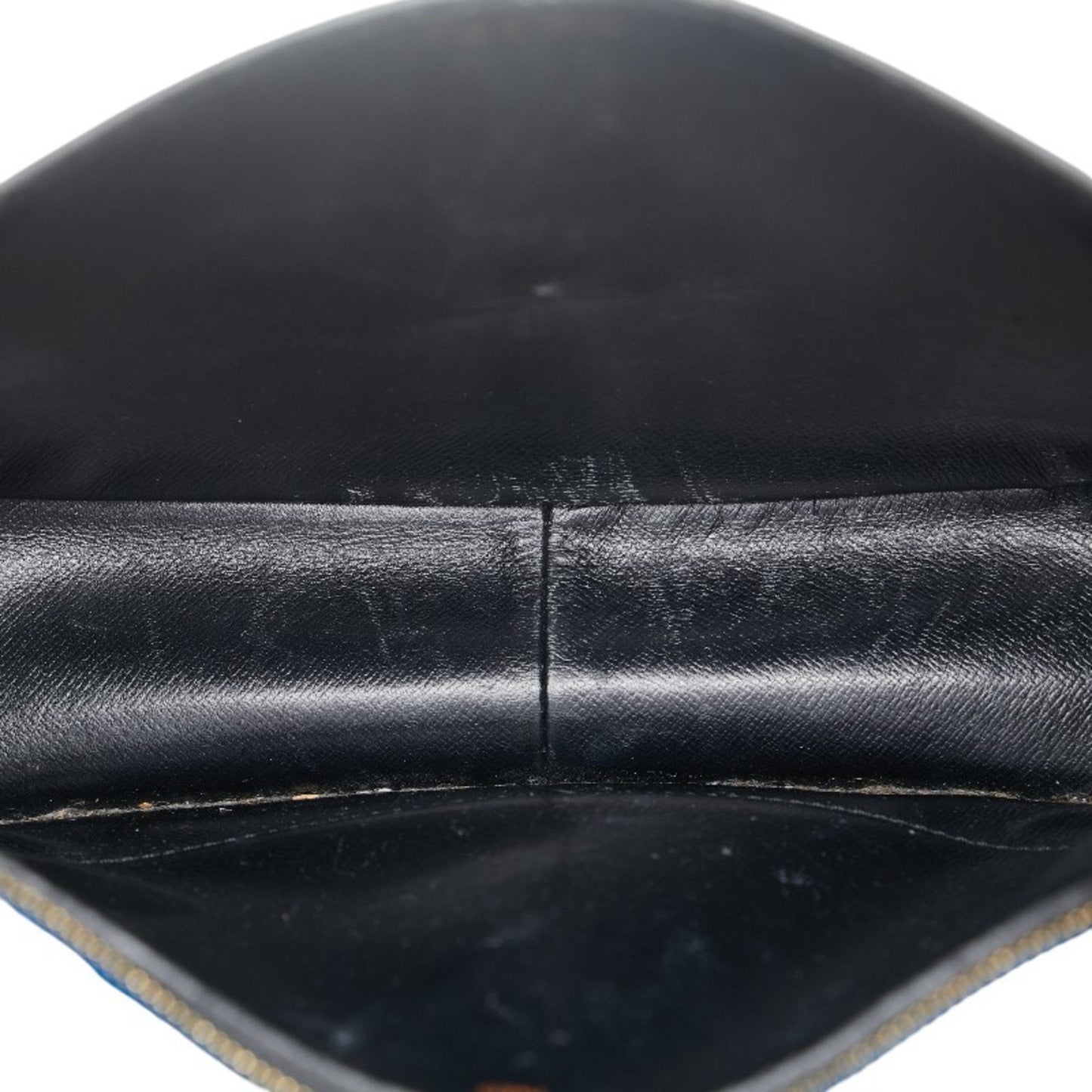 Louis Vuitton Toledo Blue Leather Shoulder Bag