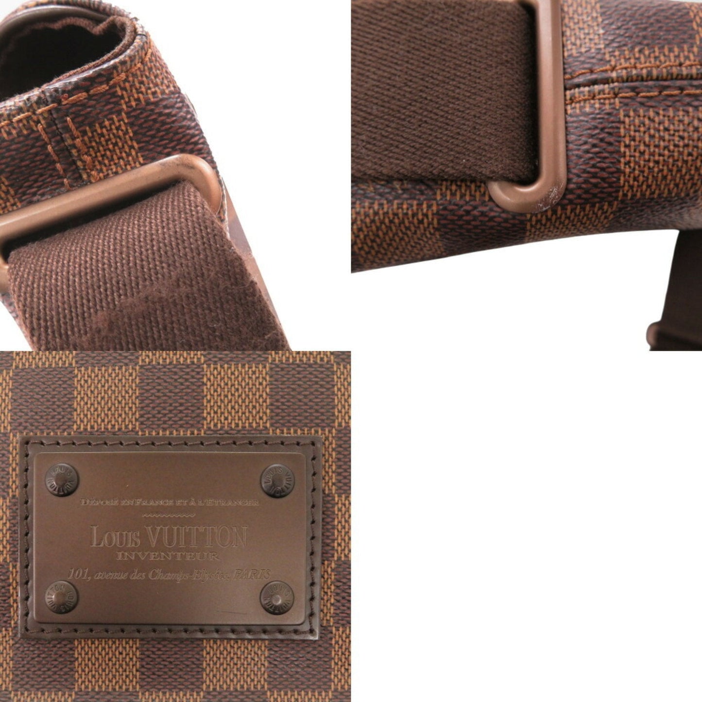 Louis Vuitton Ebene Damier Canvas Shoulder Bag