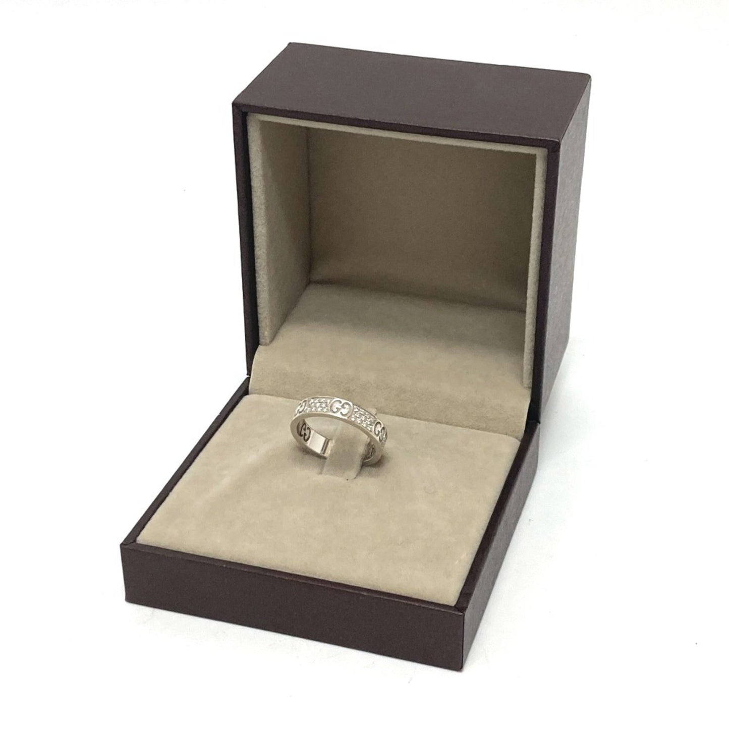Gucci Silver White Gold (18K) Band Ring