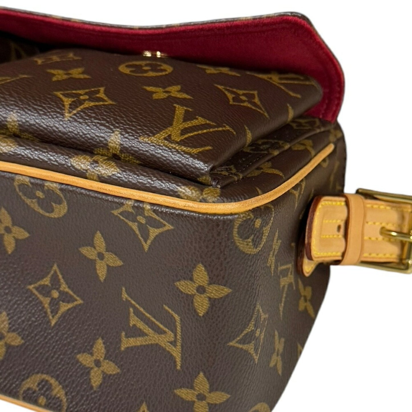 Louis Vuitton Brown Monogram Canvas Shoulder Bag
