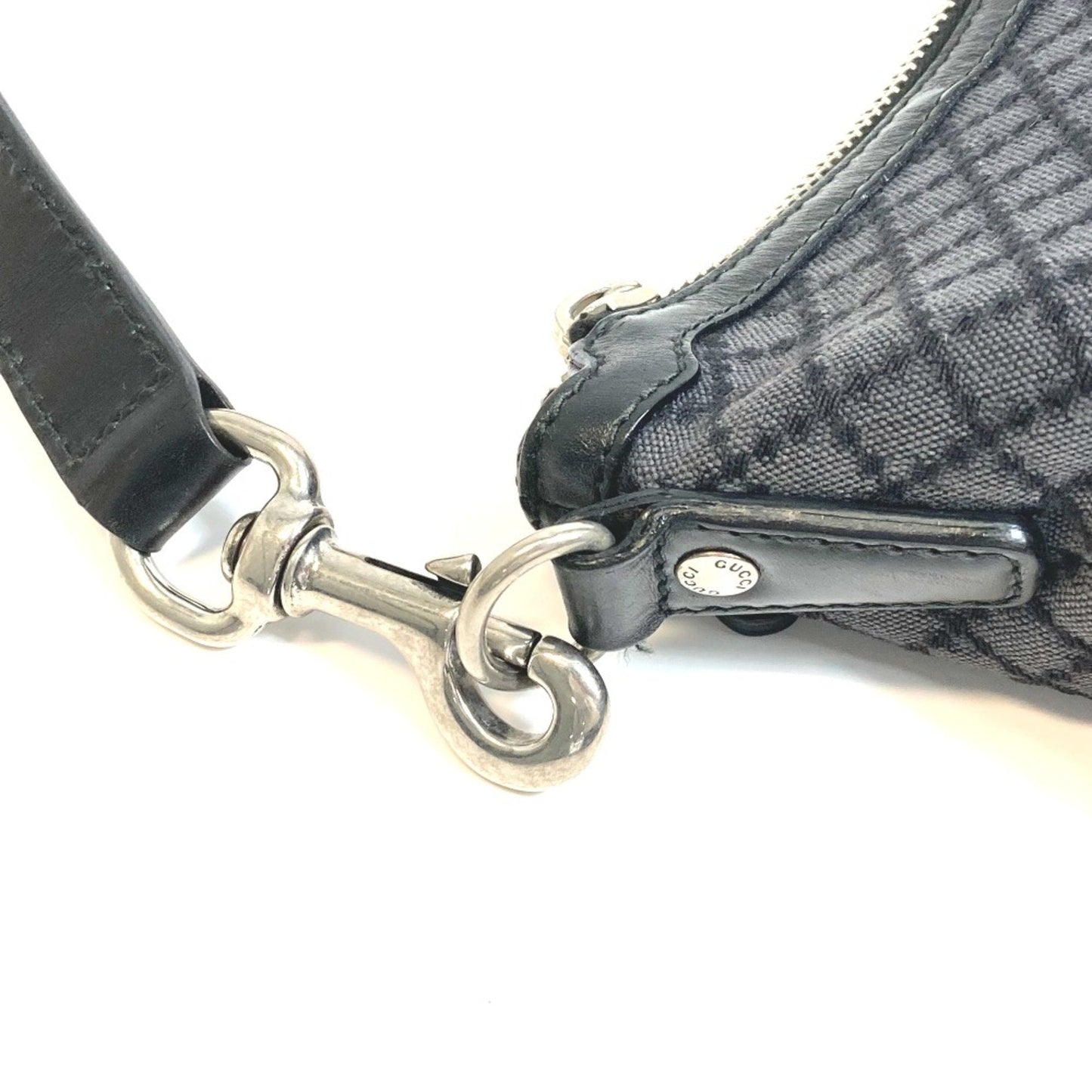 Gucci Black Cloth Shoulder Bag
