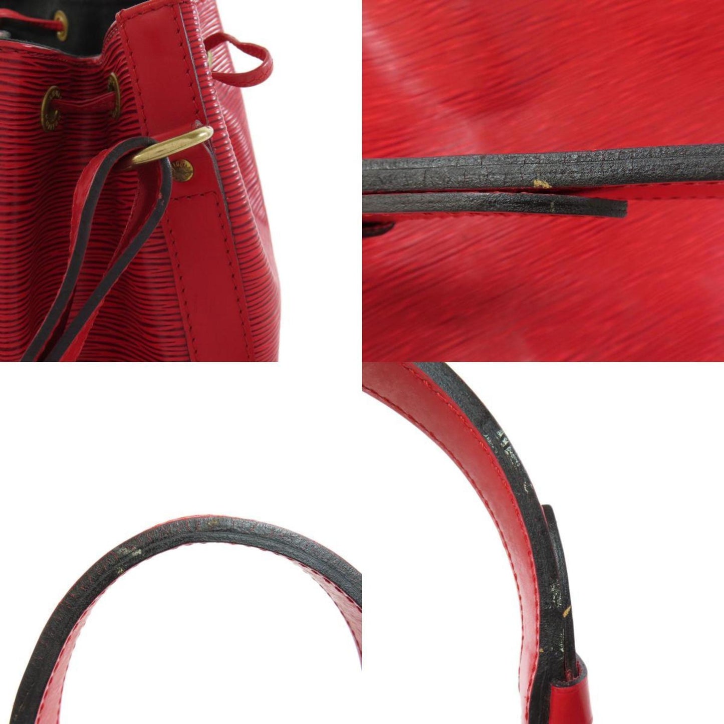 Louis Vuitton Castilian Red Epi Leather Shoulder Bag