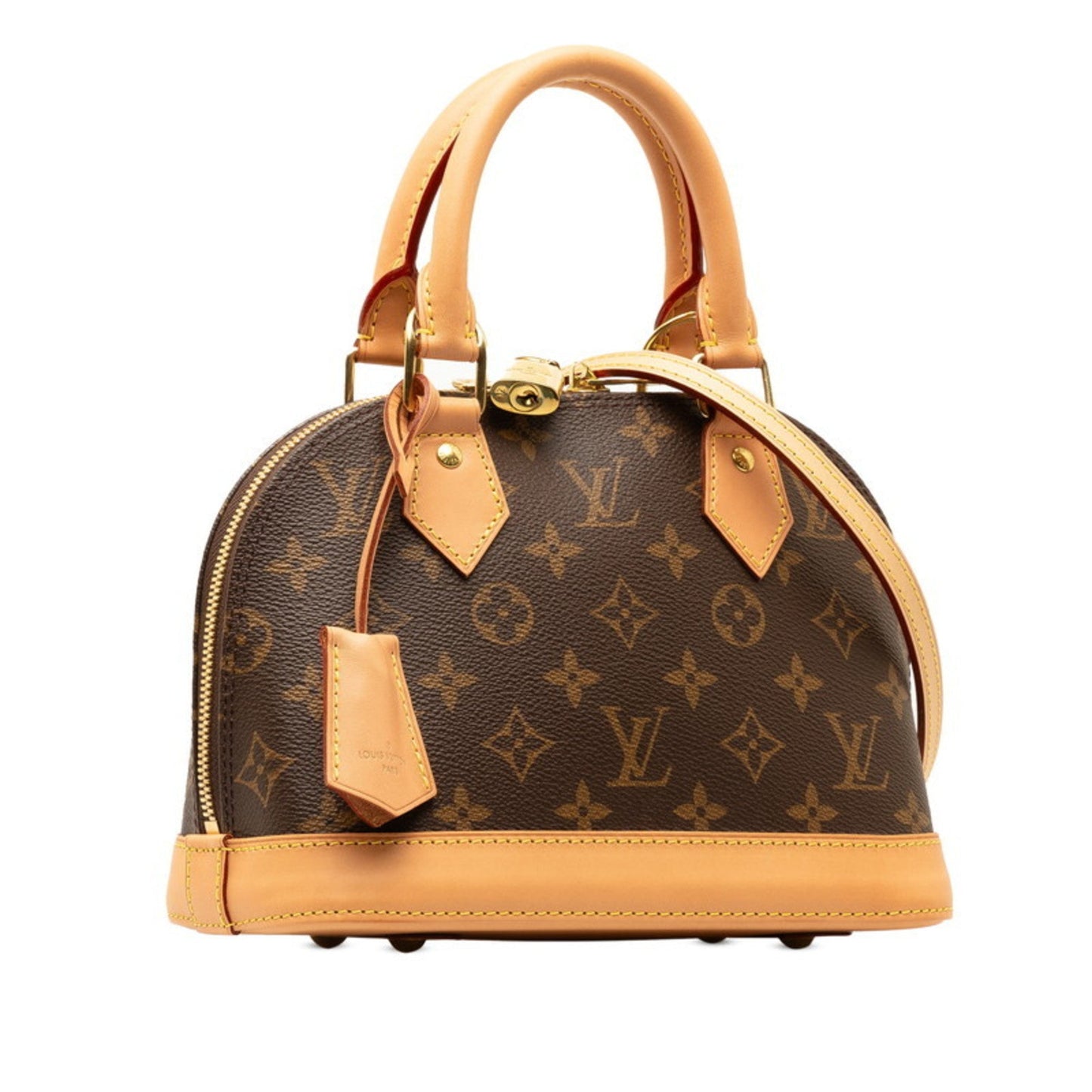 Louis Vuitton Brown Pvc Leather Handbag Shoulder Bag