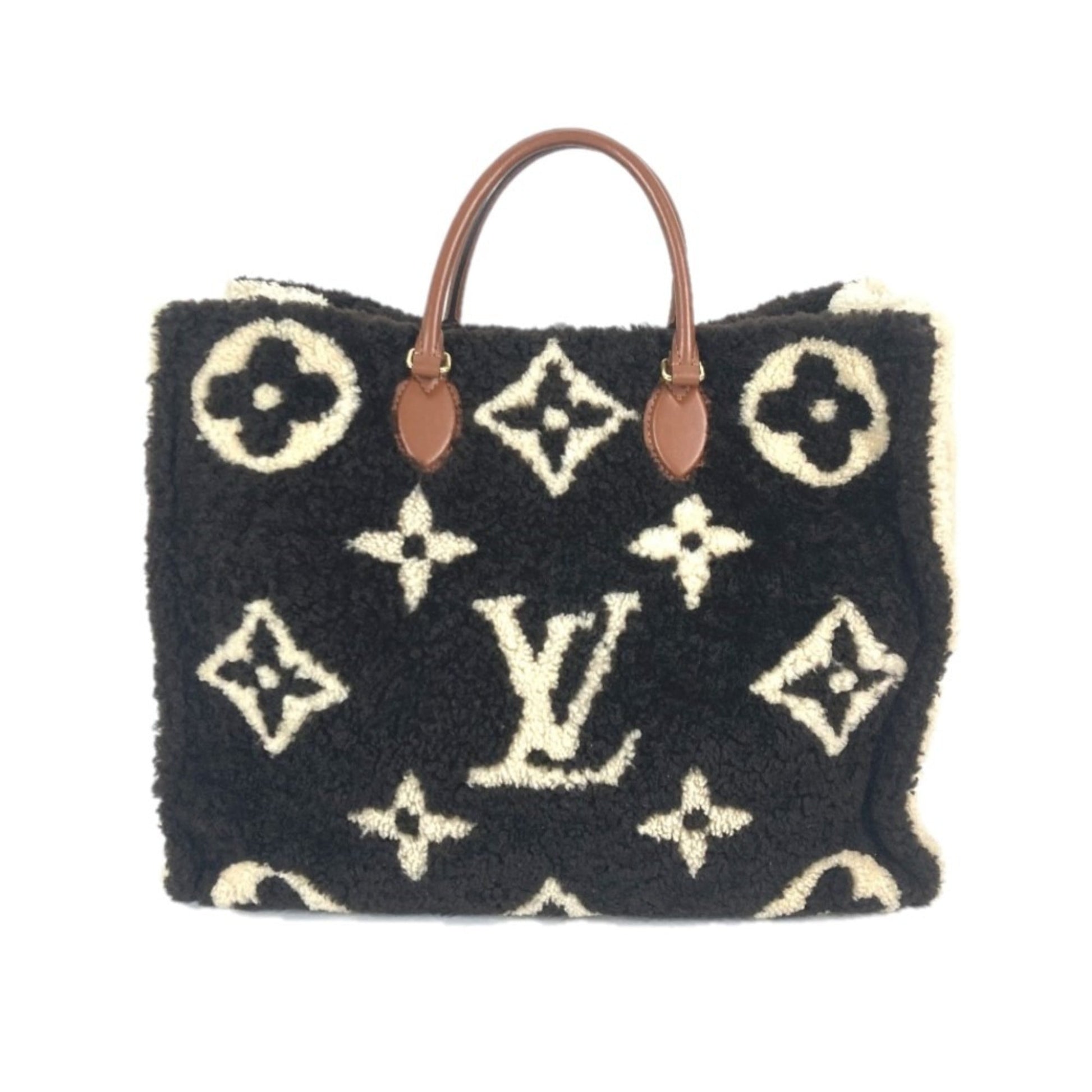 Louis Vuitton Brown Leather Shoulder Bag ()