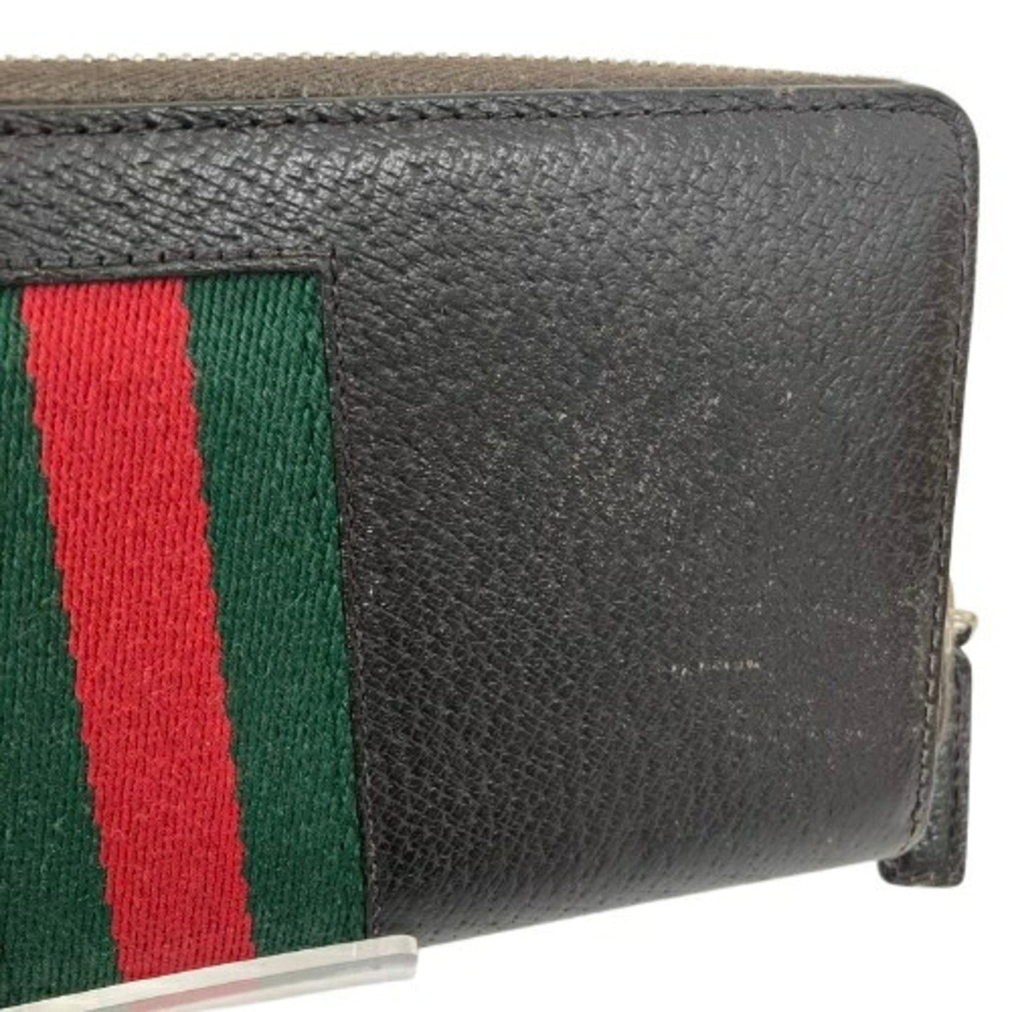 Gucci Brown Long Wallet (Bi-Fold)
