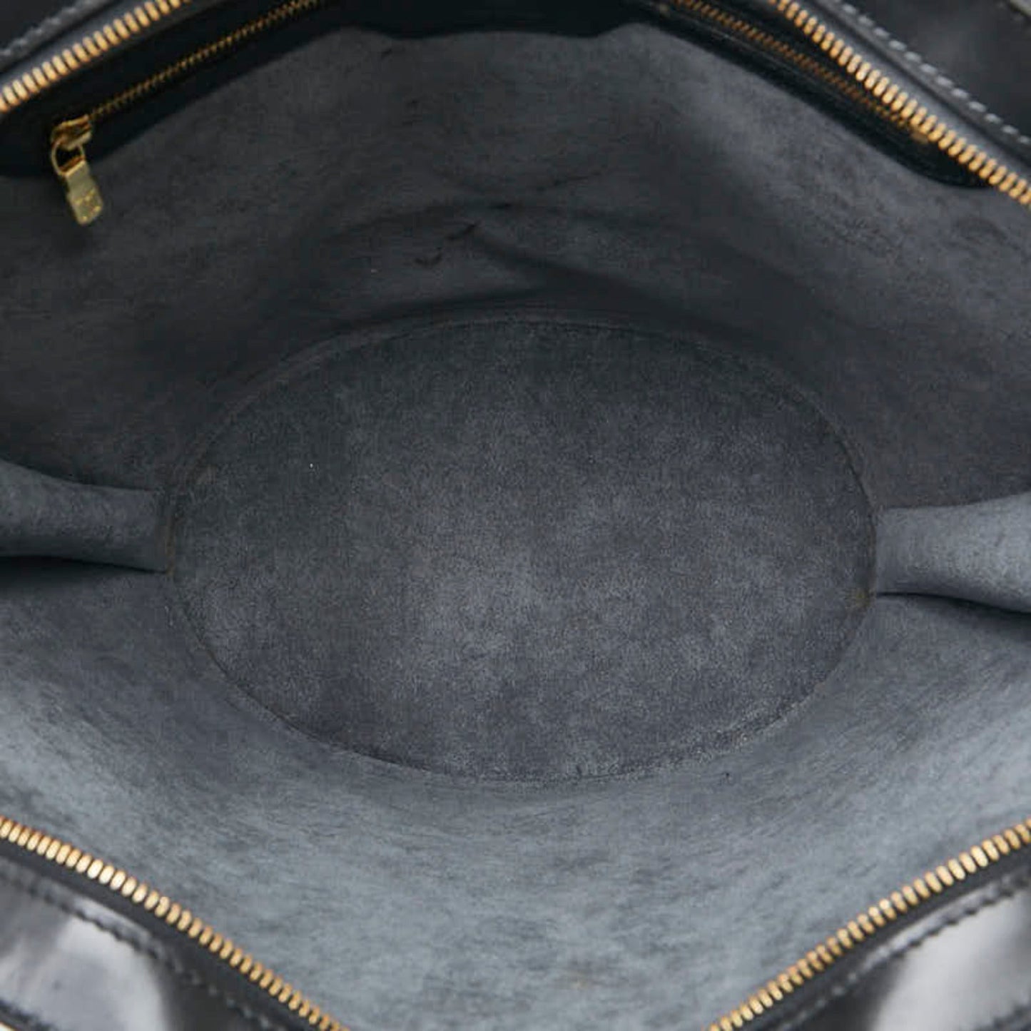 Louis Vuitton Black Noir Leather Handbag Shoulder Bag