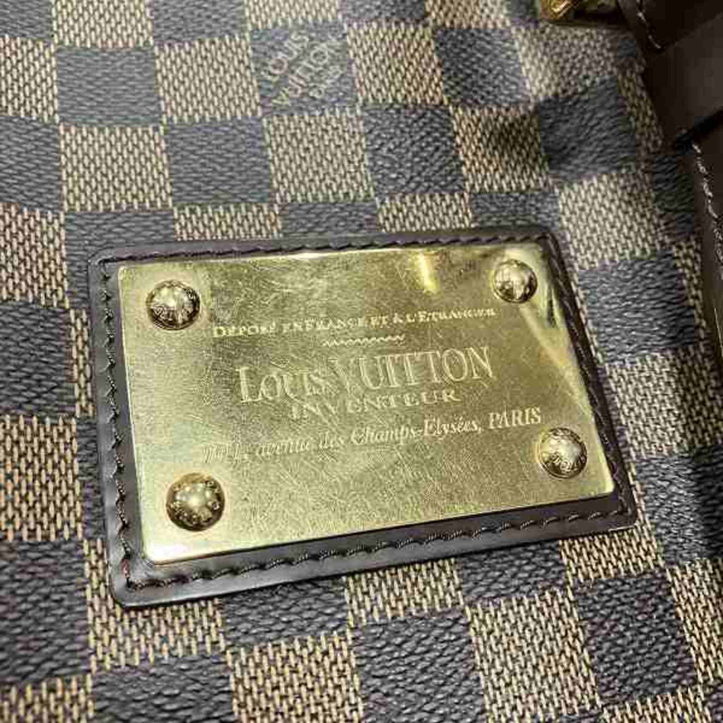 Louis Vuitton Damier Canvas Galle Shoulder Bag Tote Bag
