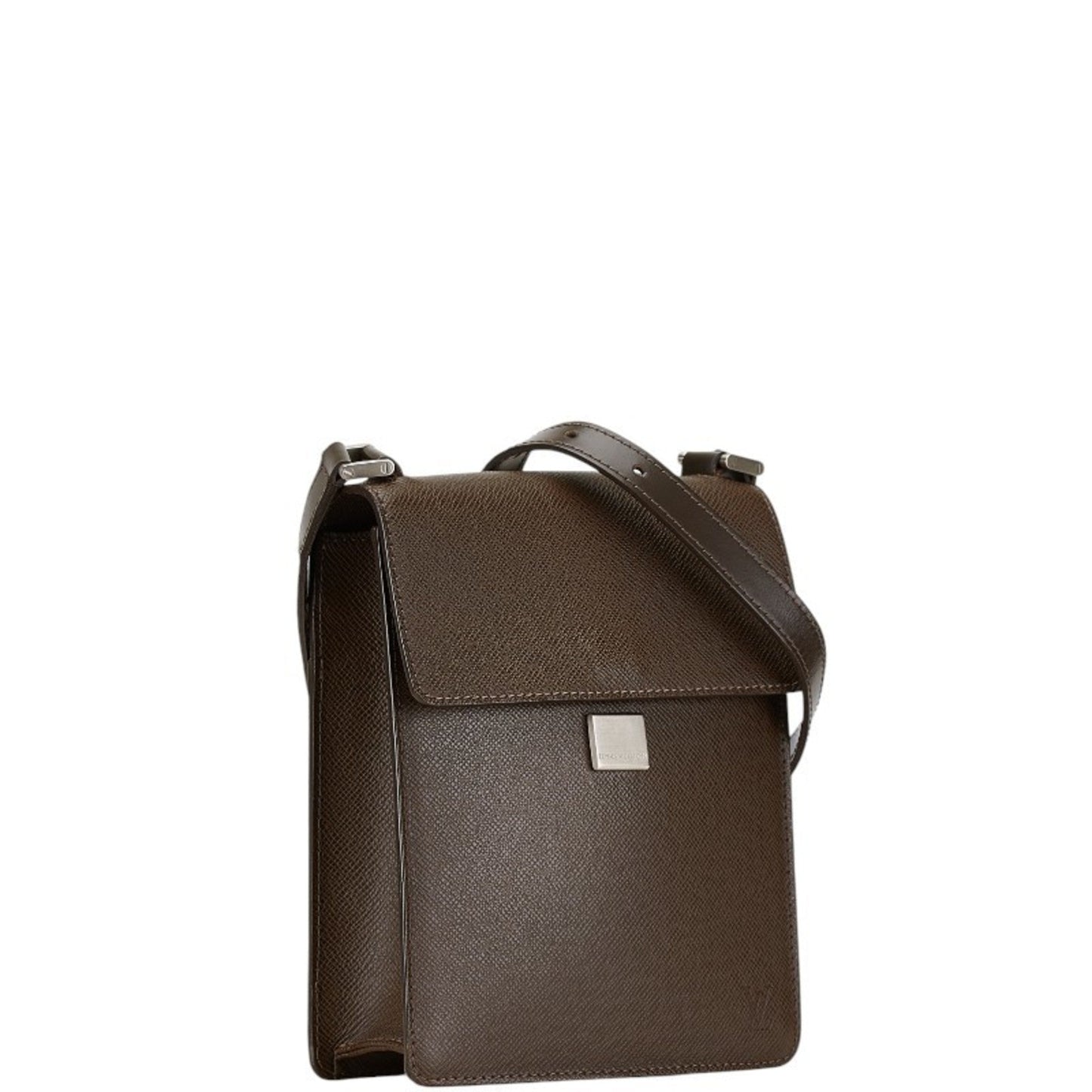 Louis Vuitton Brown Grizzly Leather Pochette Shoulder Bag
