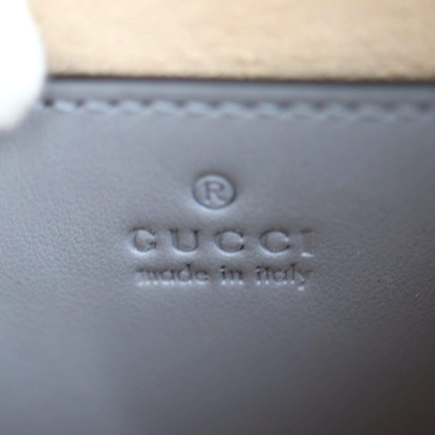 Gucci Gg Marmont Gray Leather Handbag Shoulder Bag Tote Bag