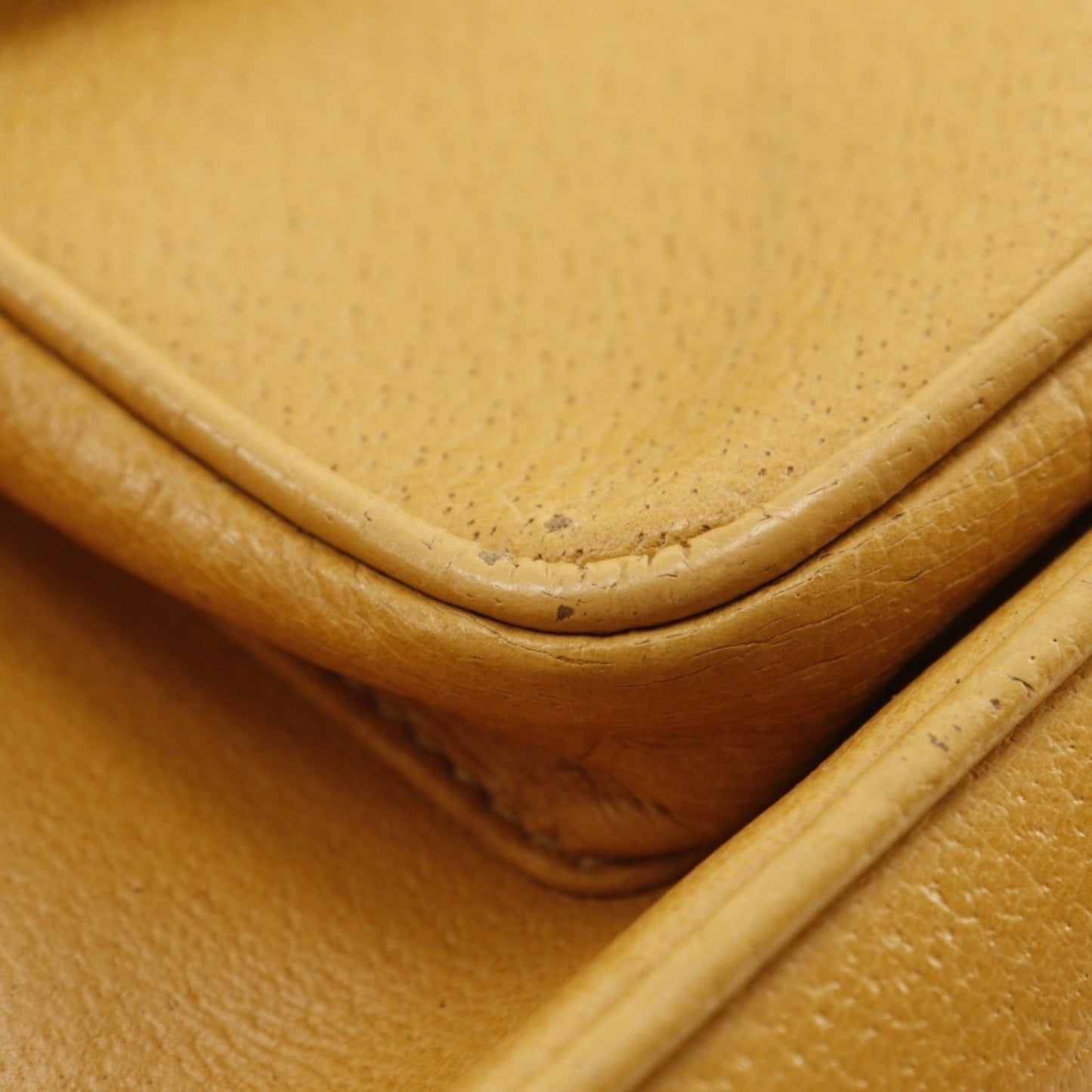 Gucci Yellow Leather Backpack