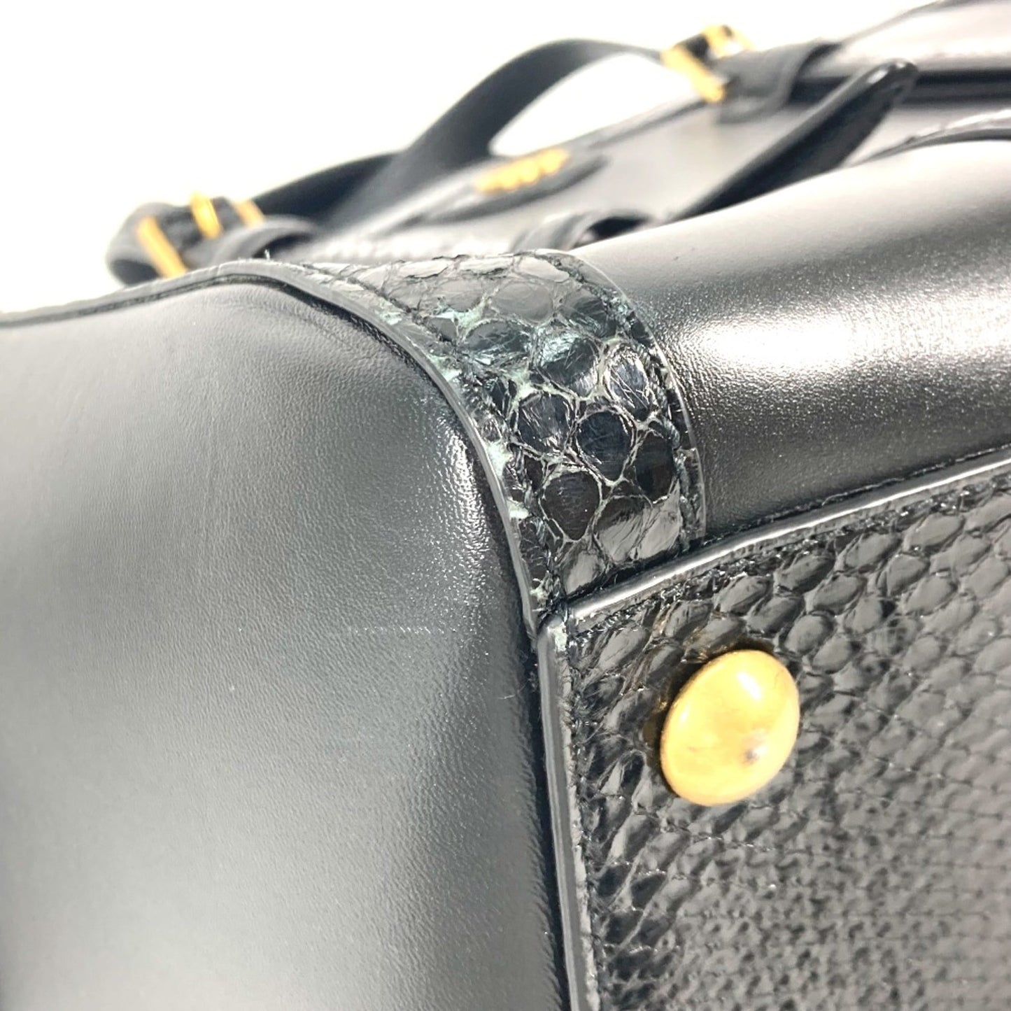 Gucci Black Leather Handbag