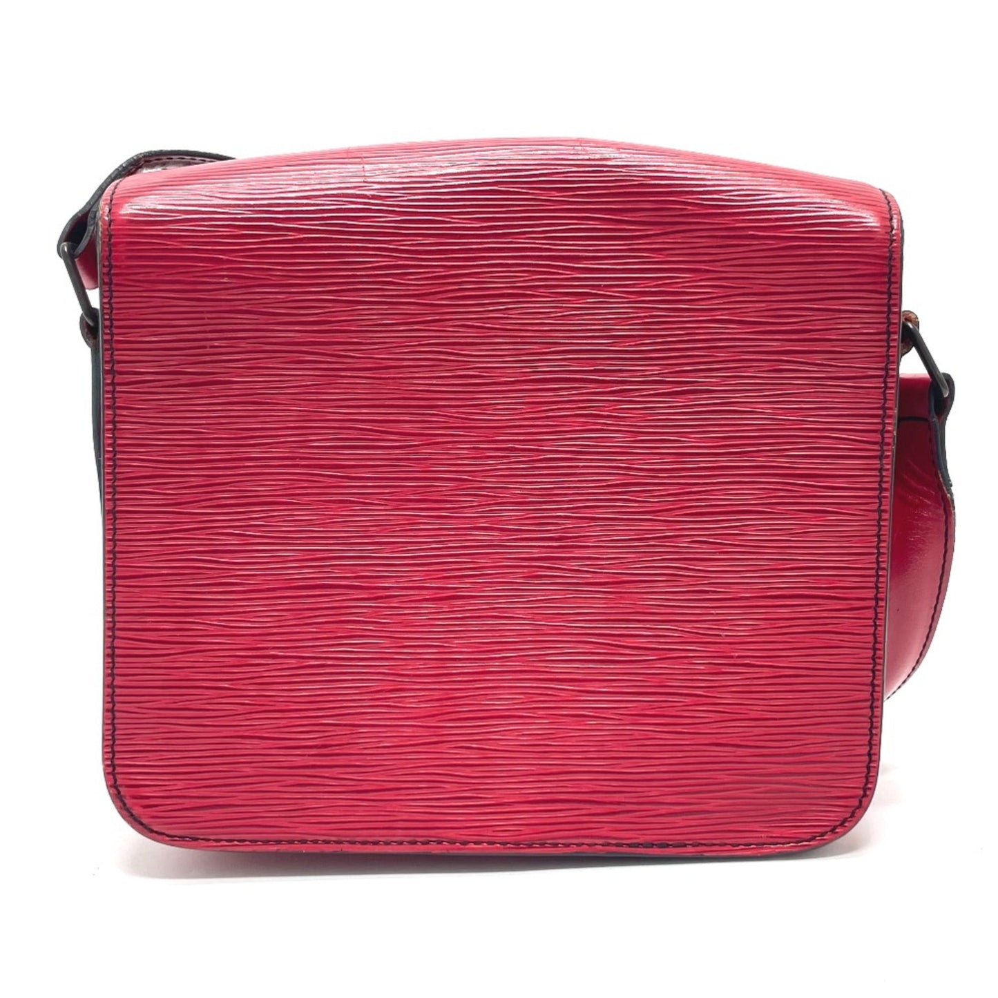 Louis Vuitton Red Leather Shoulder Bag