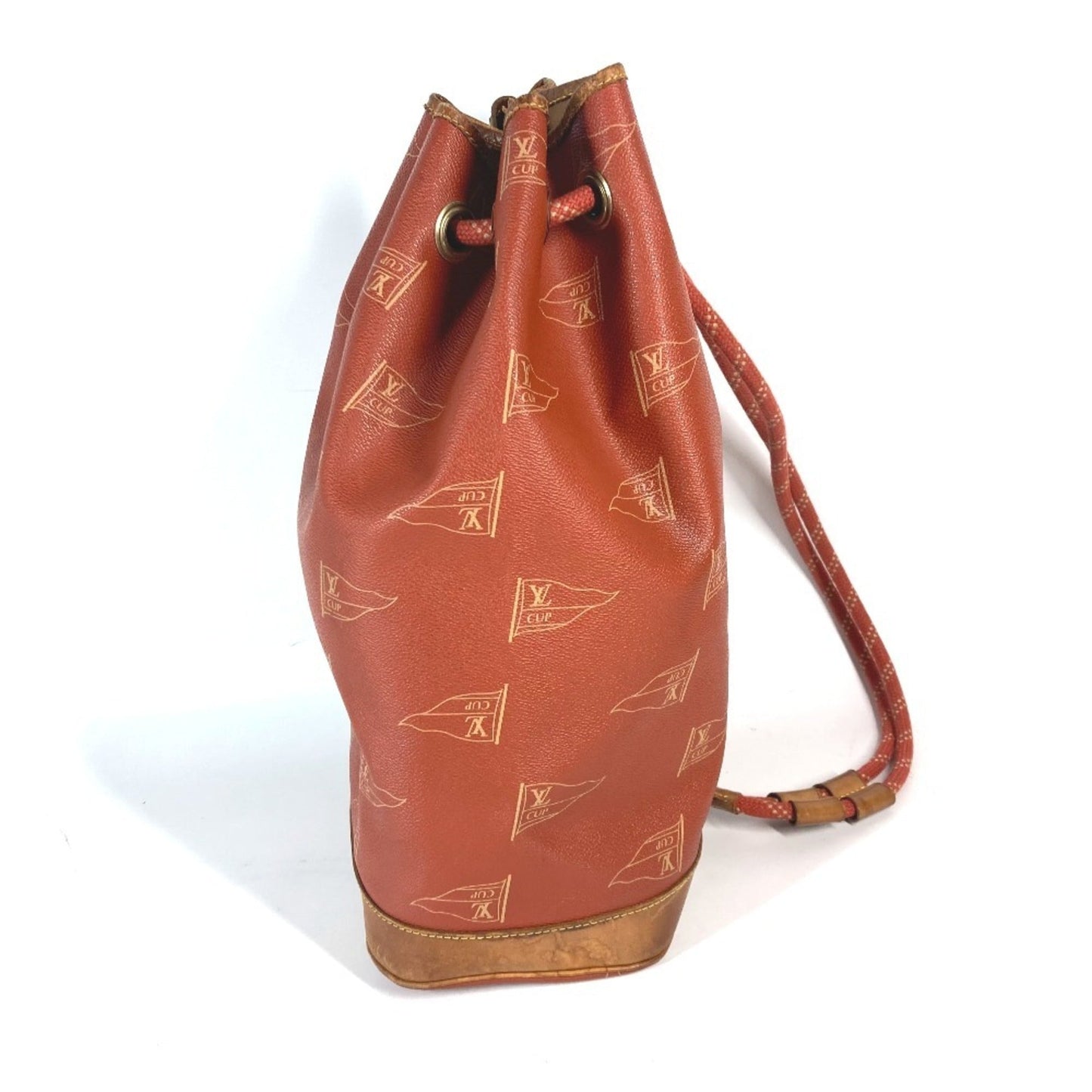 Louis Vuitton Brown Pvc Leather Shoulder Bag