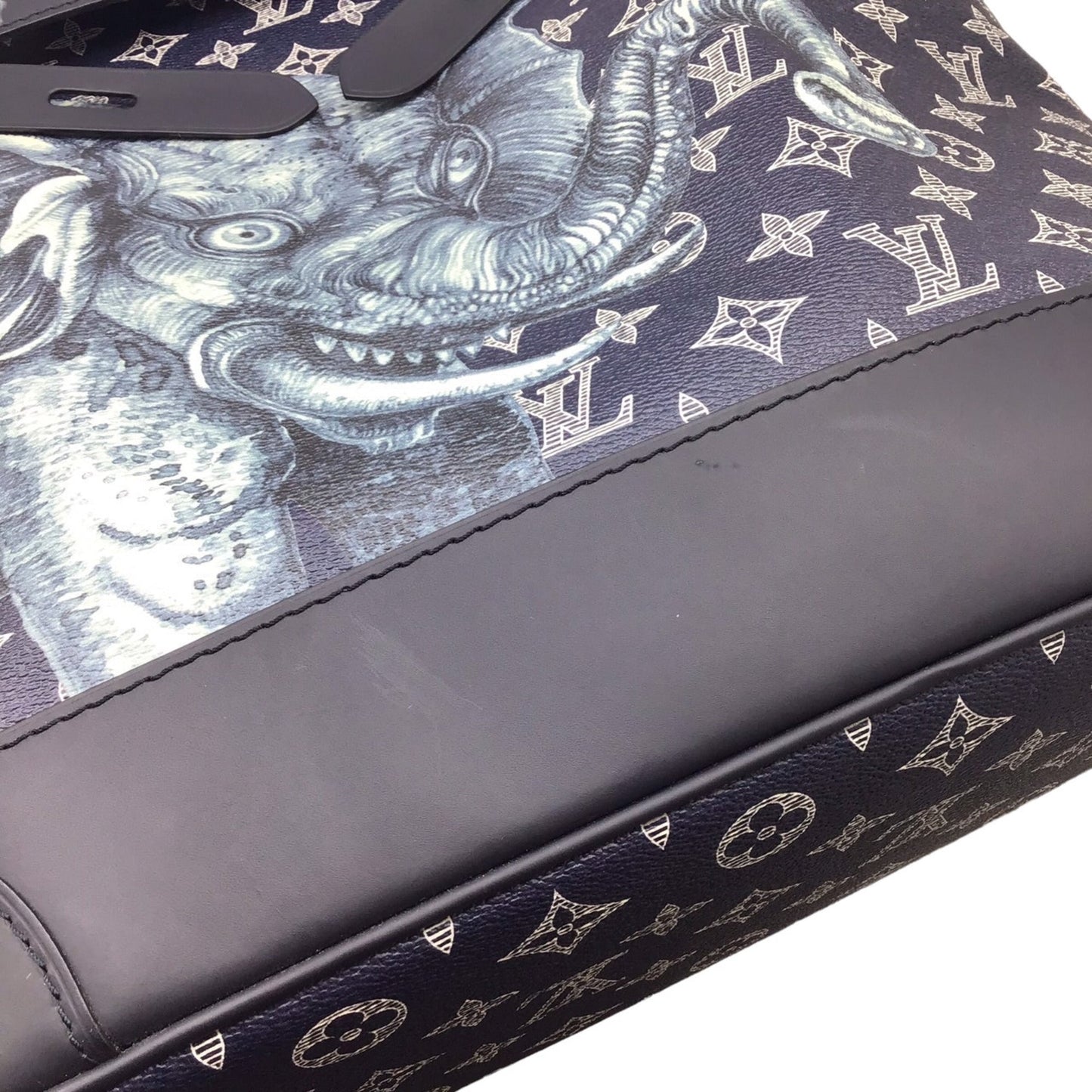 Louis Vuitton Ancre Navy Canvas Backpack