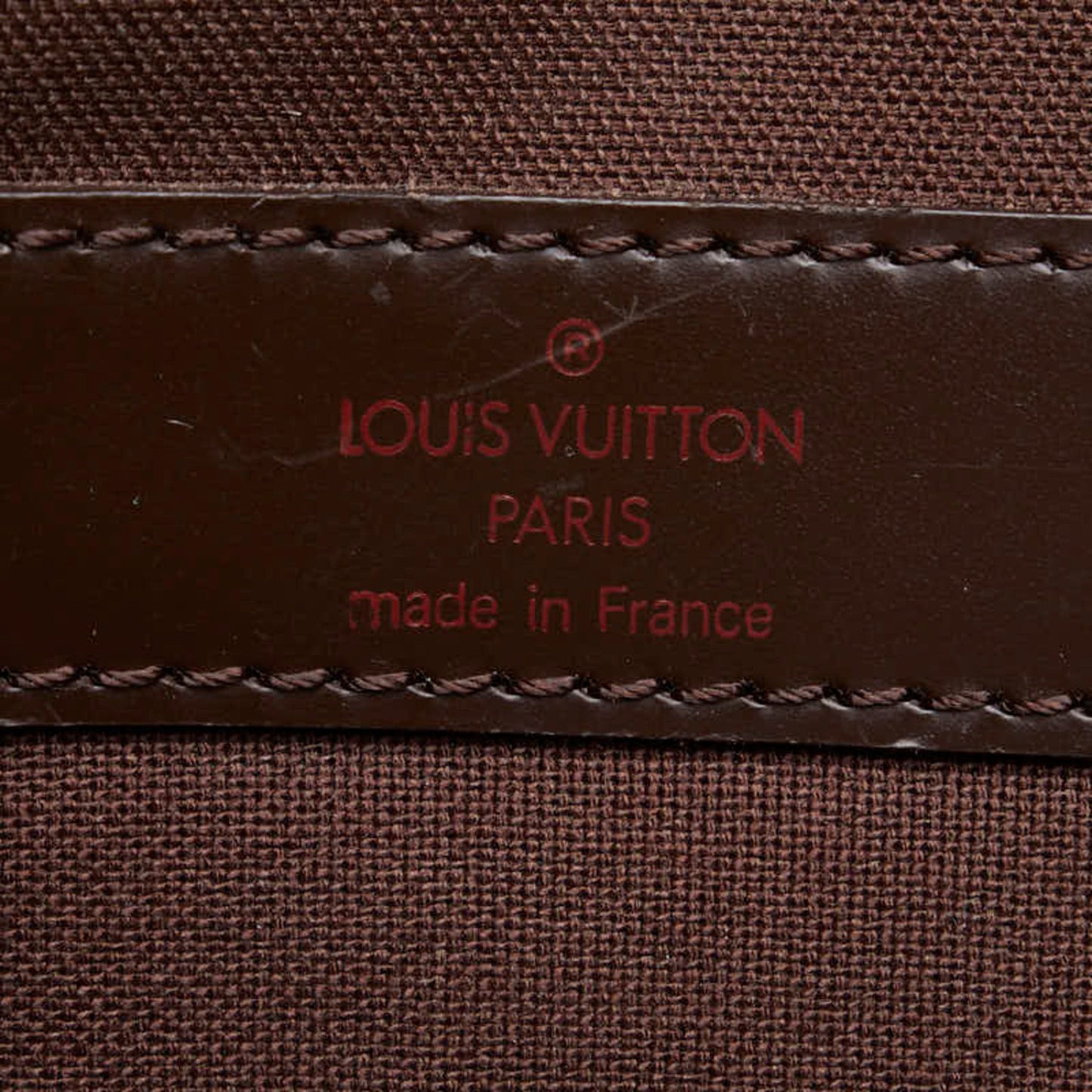 Louis Vuitton Damier Brown Pvc Leather Shoulder Bag