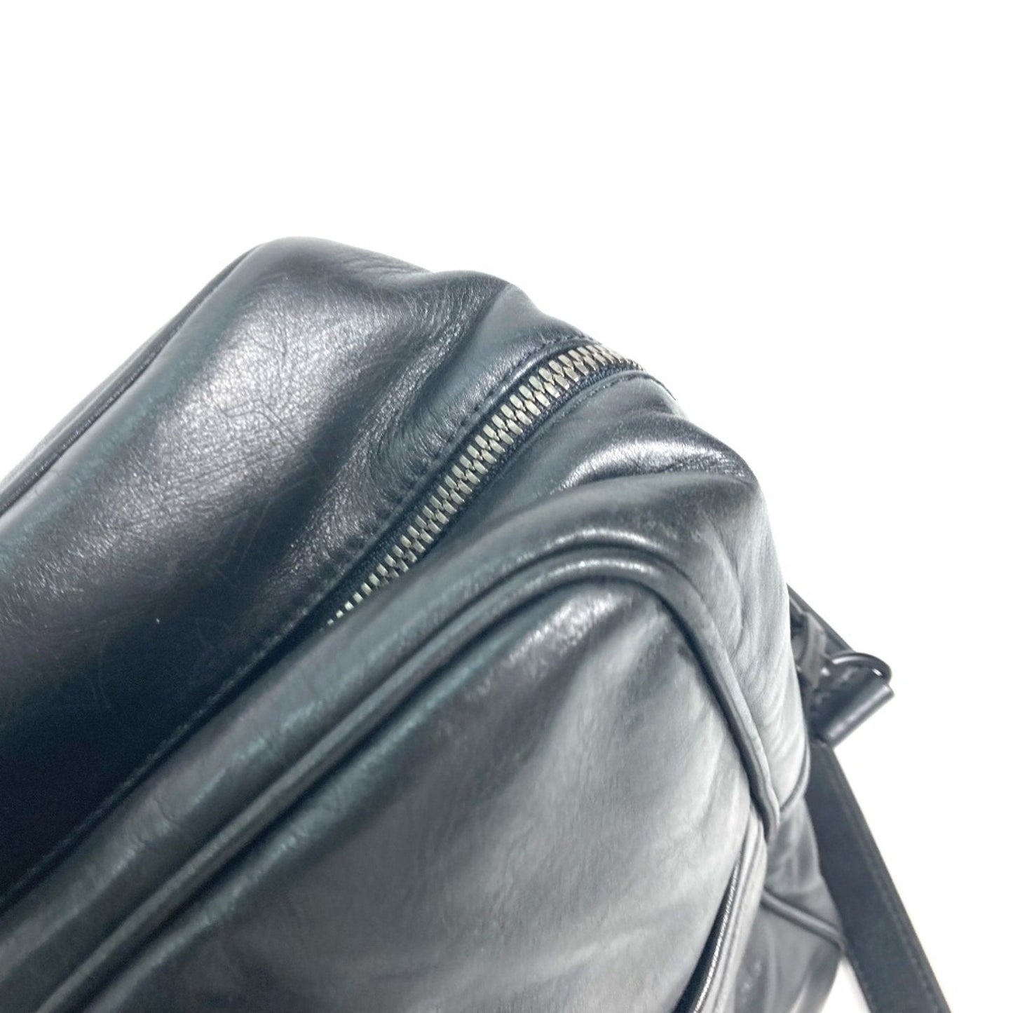 Louis Vuitton Black Leather Shoulder Bag