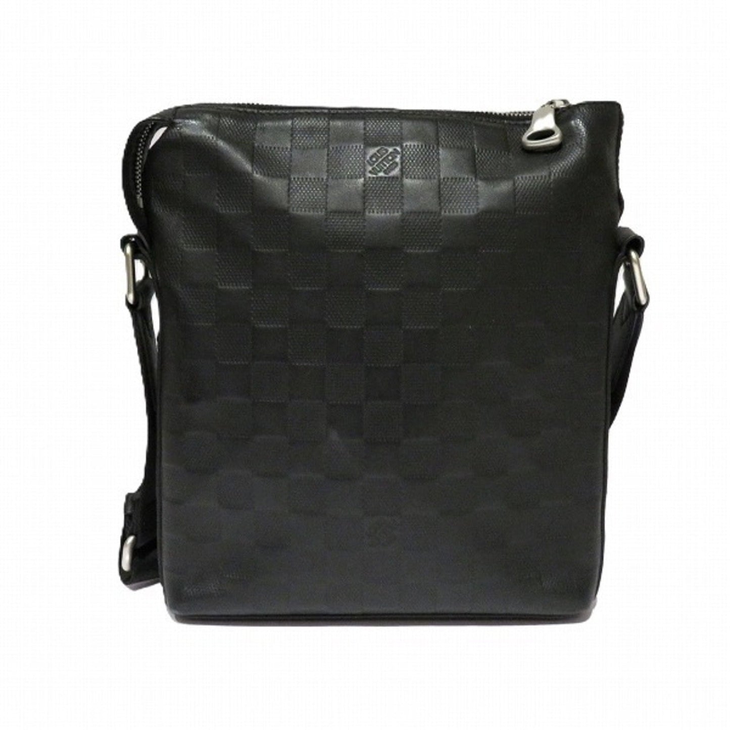 Louis Vuitton Black Leather Shoulder Bag